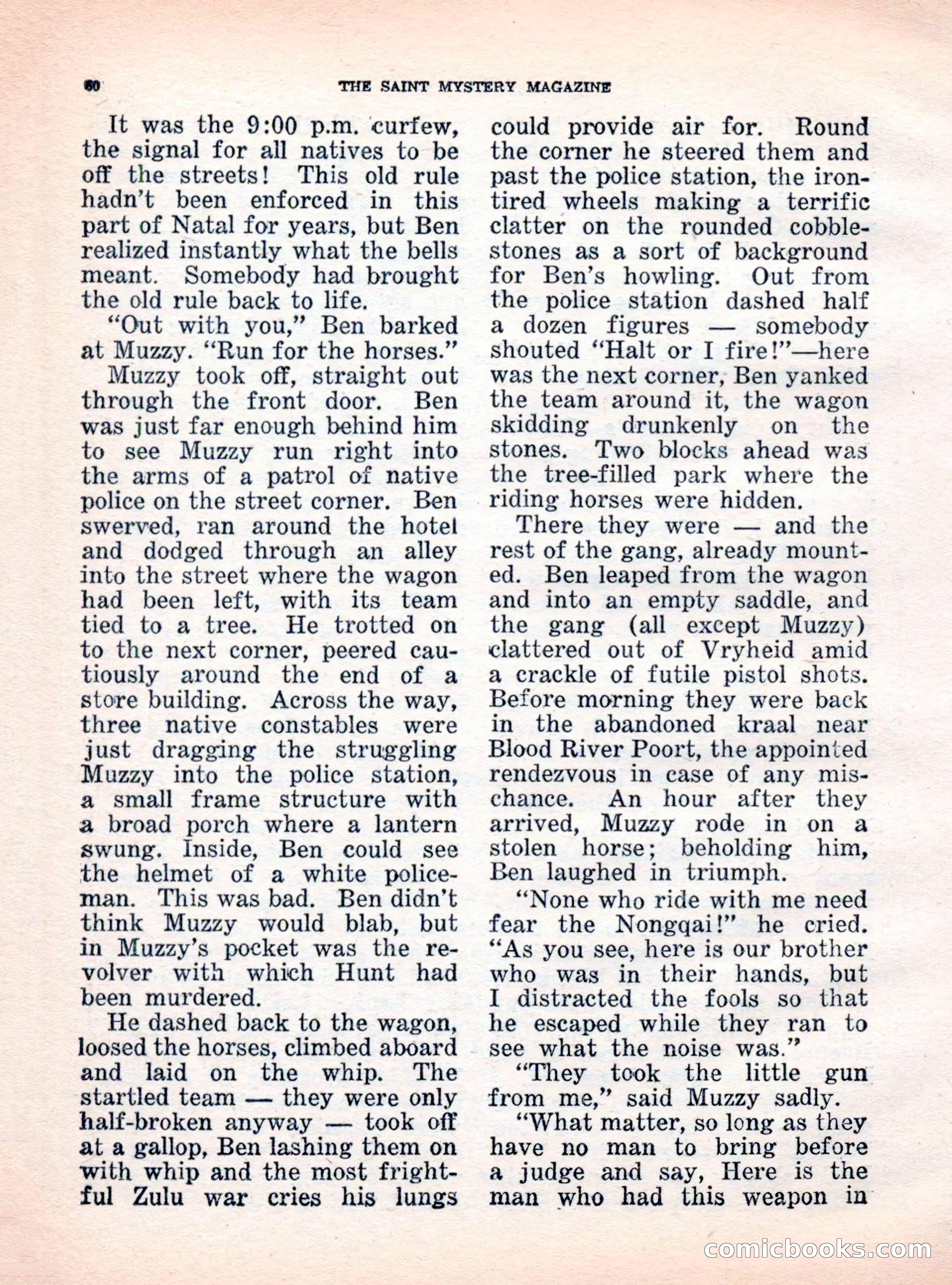 The Saint Mystery Magazine, October 1962 — page 62 of 132