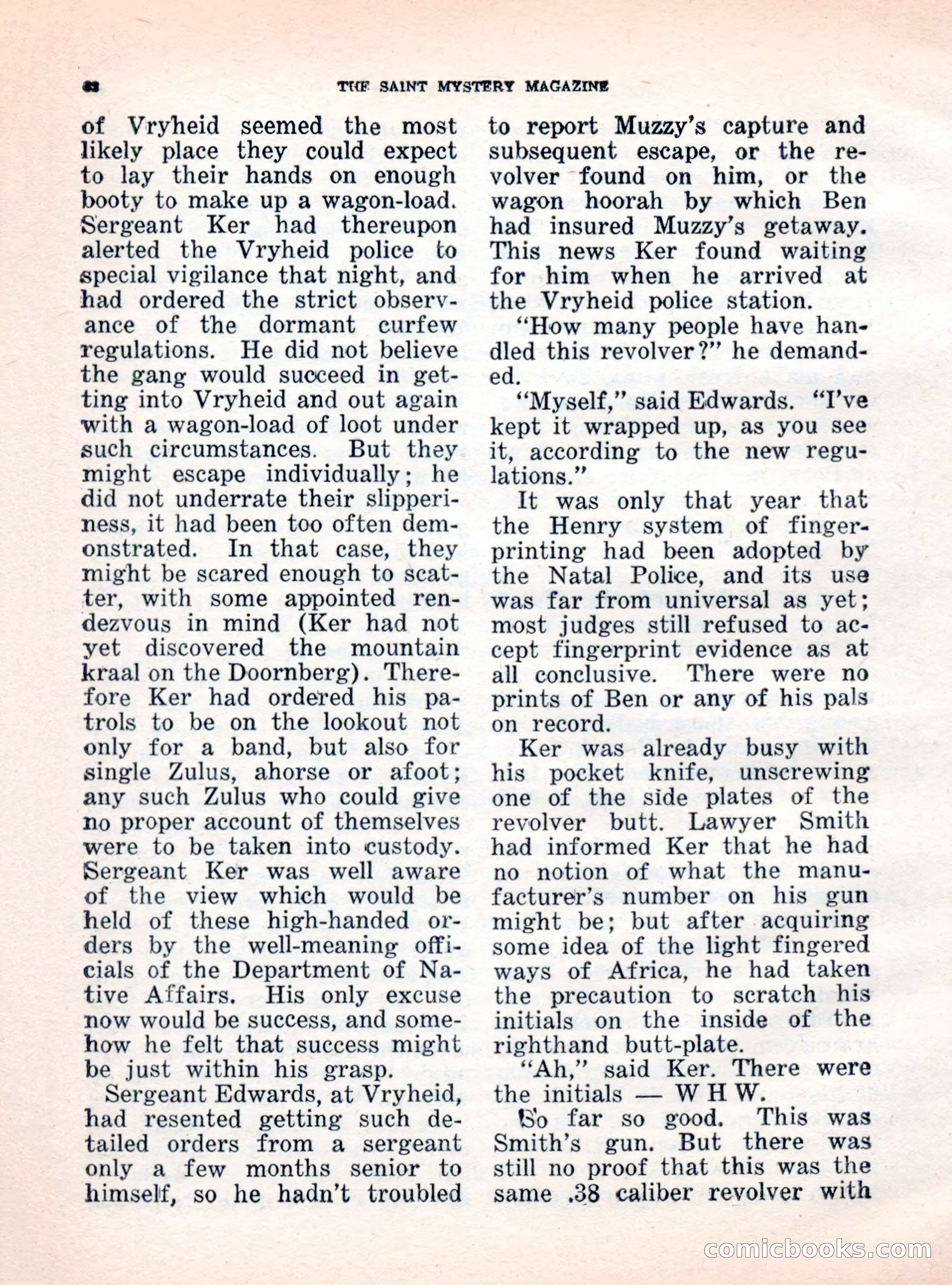 The Saint Mystery Magazine, October 1962 — page 64 of 132