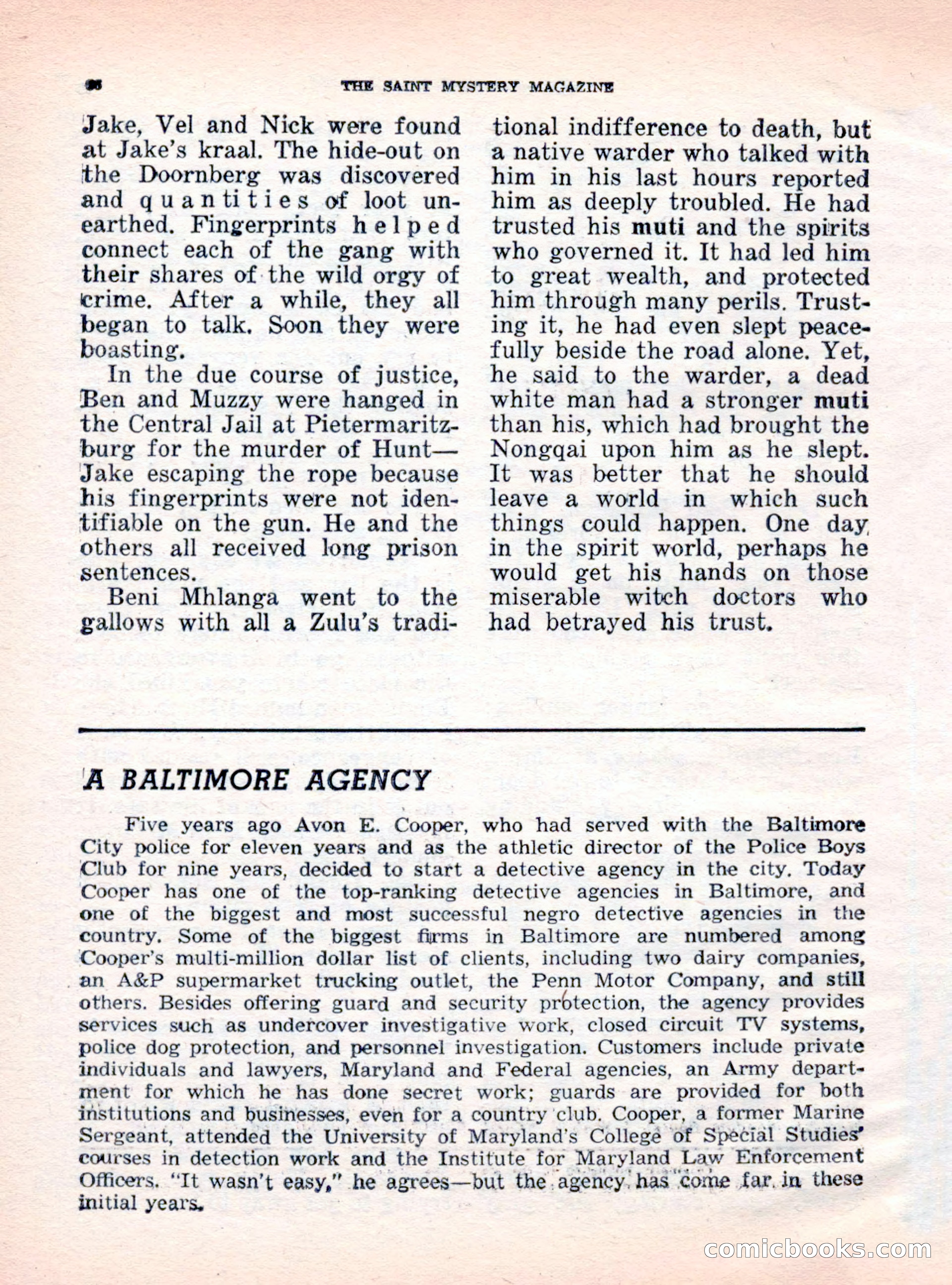 The Saint Mystery Magazine, October 1962 — page 68 of 132