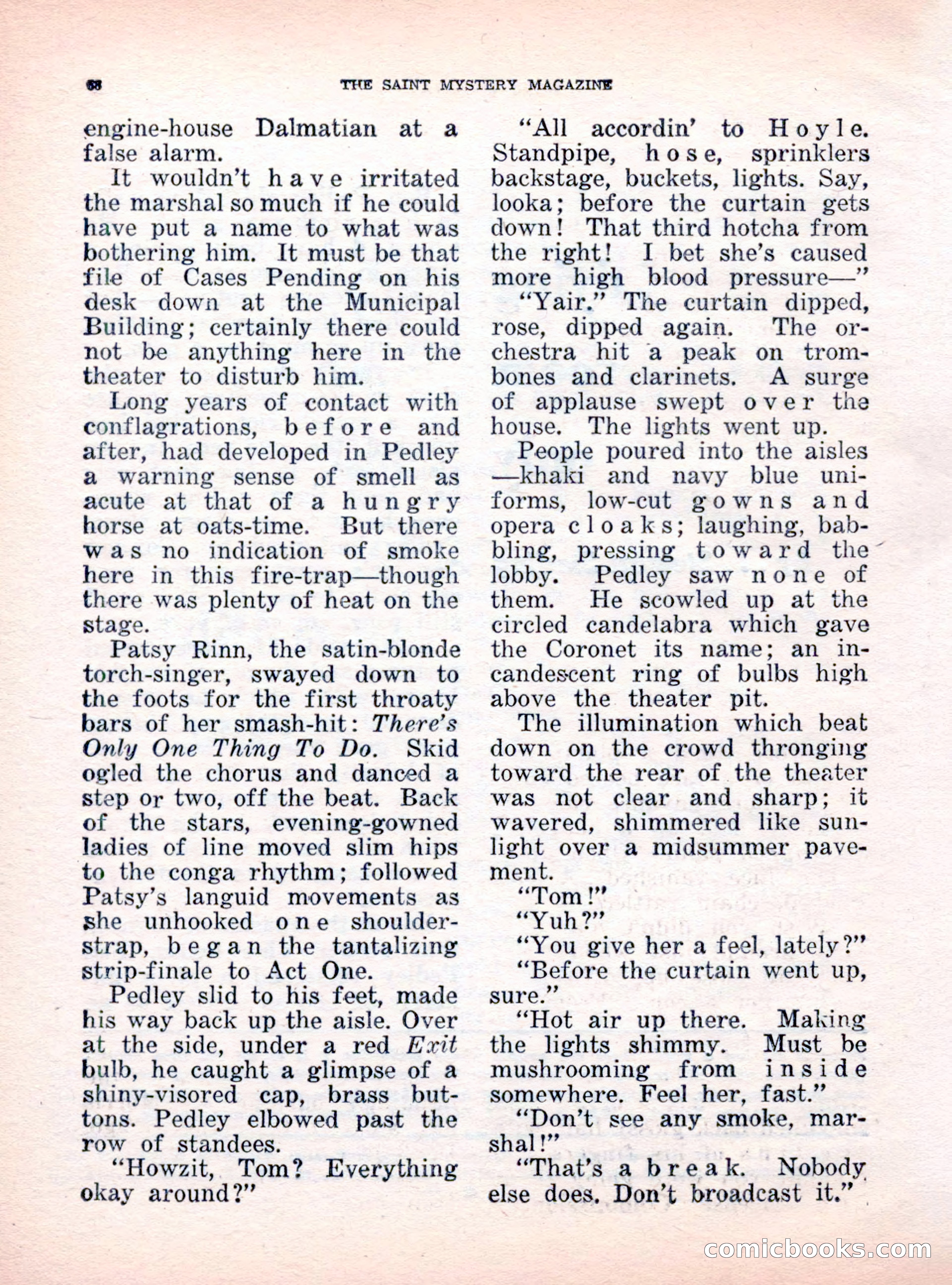 The Saint Mystery Magazine, October 1962 — page 70 of 132
