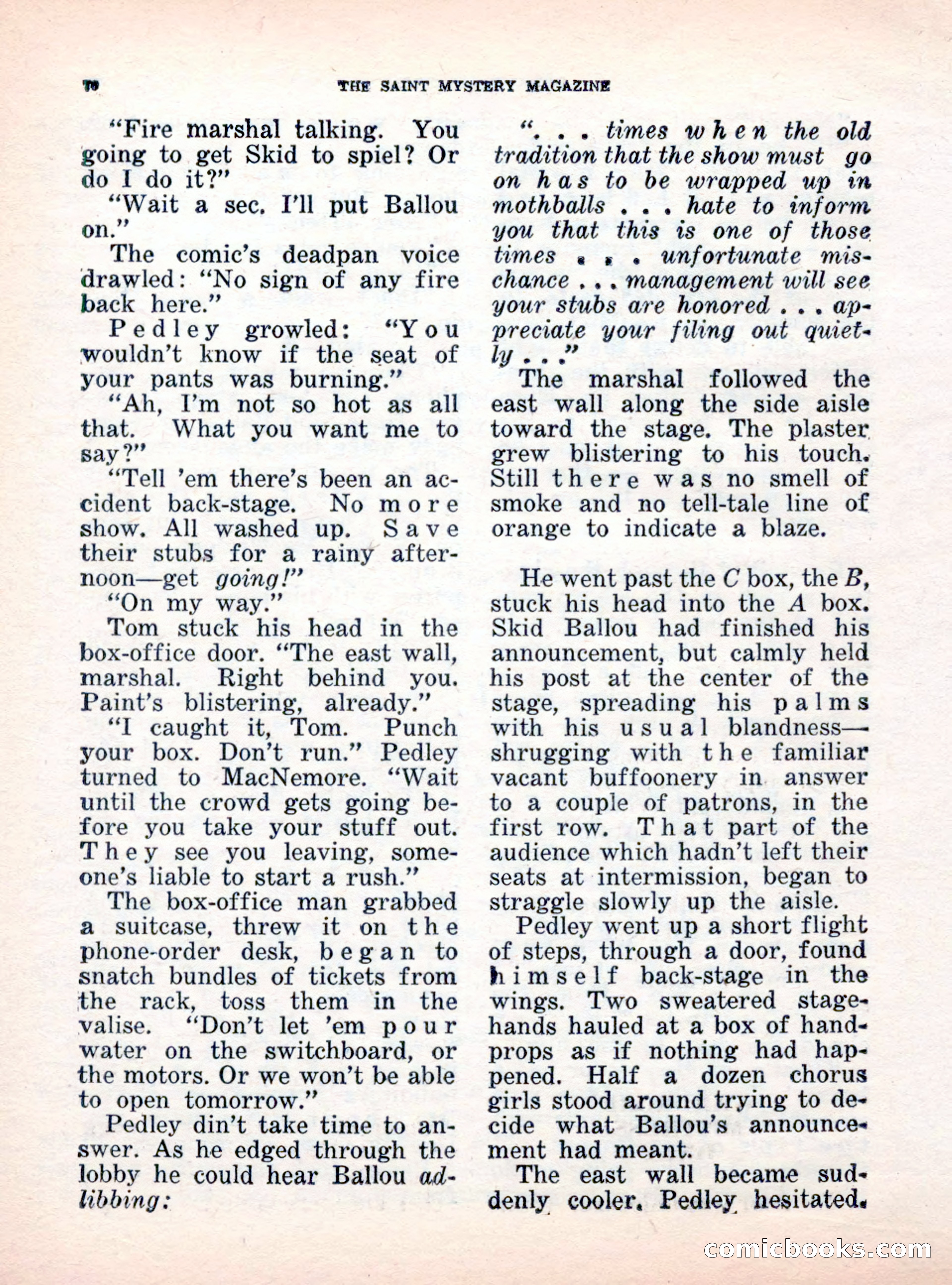 The Saint Mystery Magazine, October 1962 — page 72 of 132