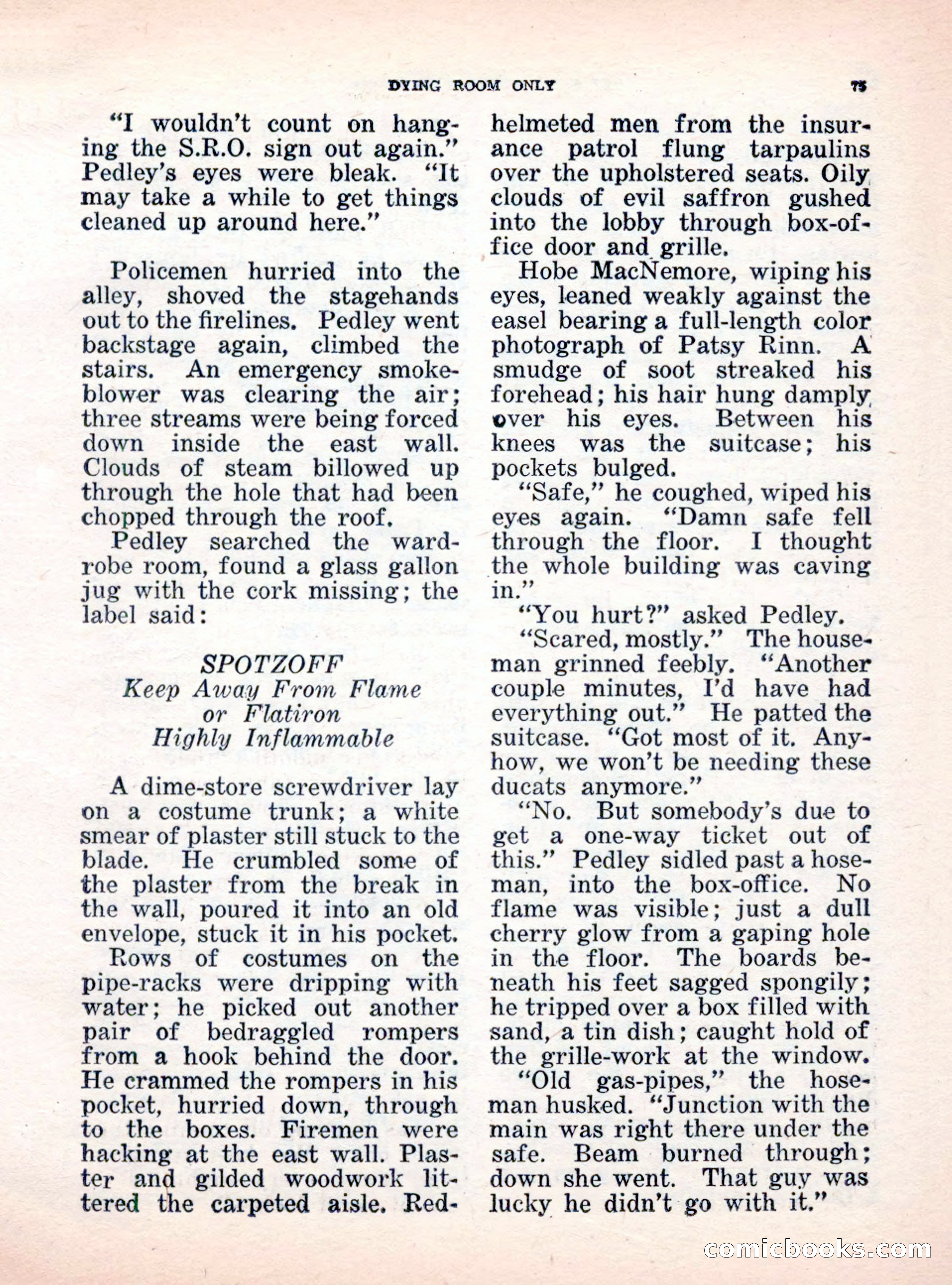 The Saint Mystery Magazine, October 1962 — page 77 of 132