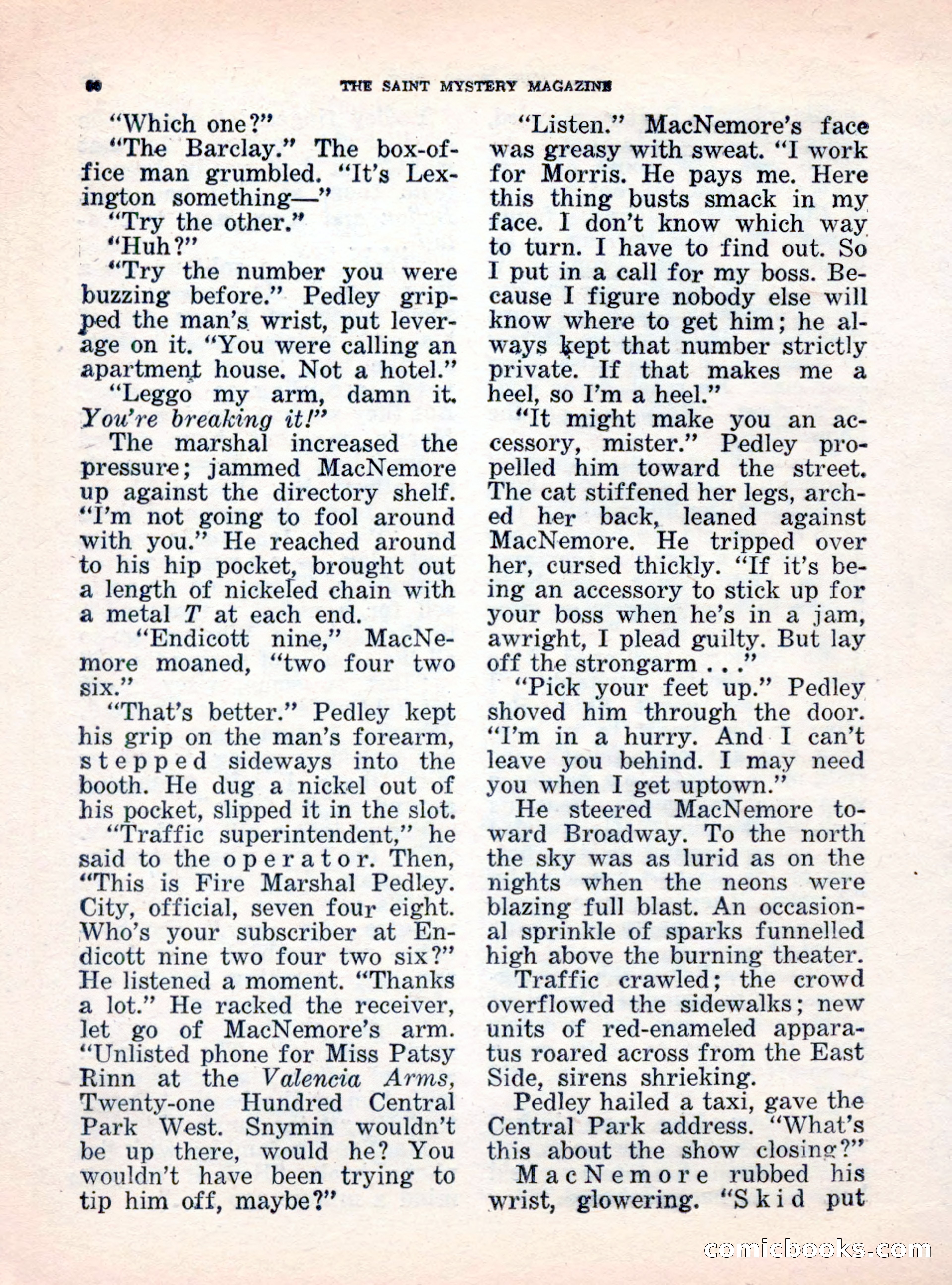 The Saint Mystery Magazine, October 1962 — page 82 of 132