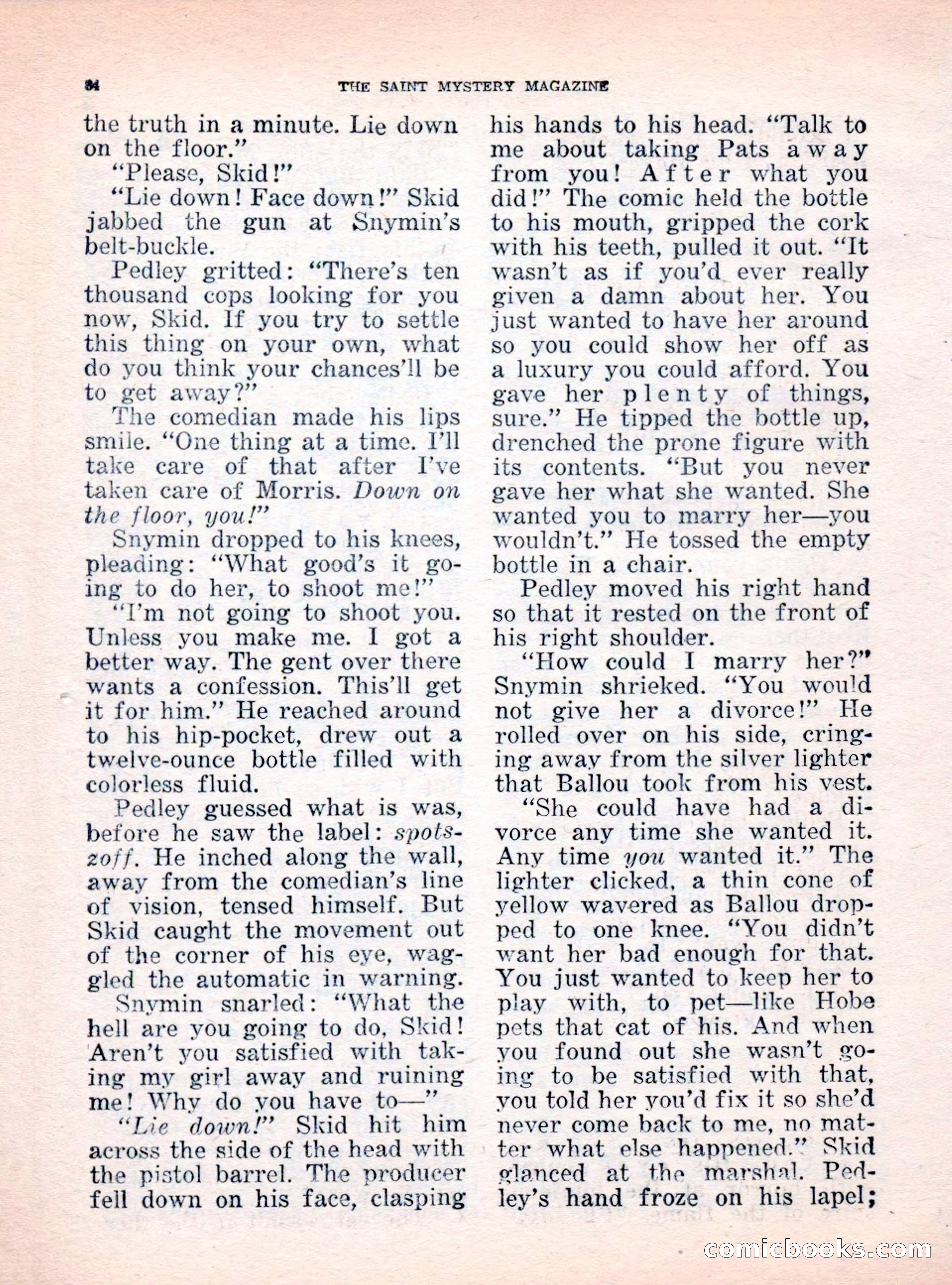The Saint Mystery Magazine, October 1962 — page 86 of 132
