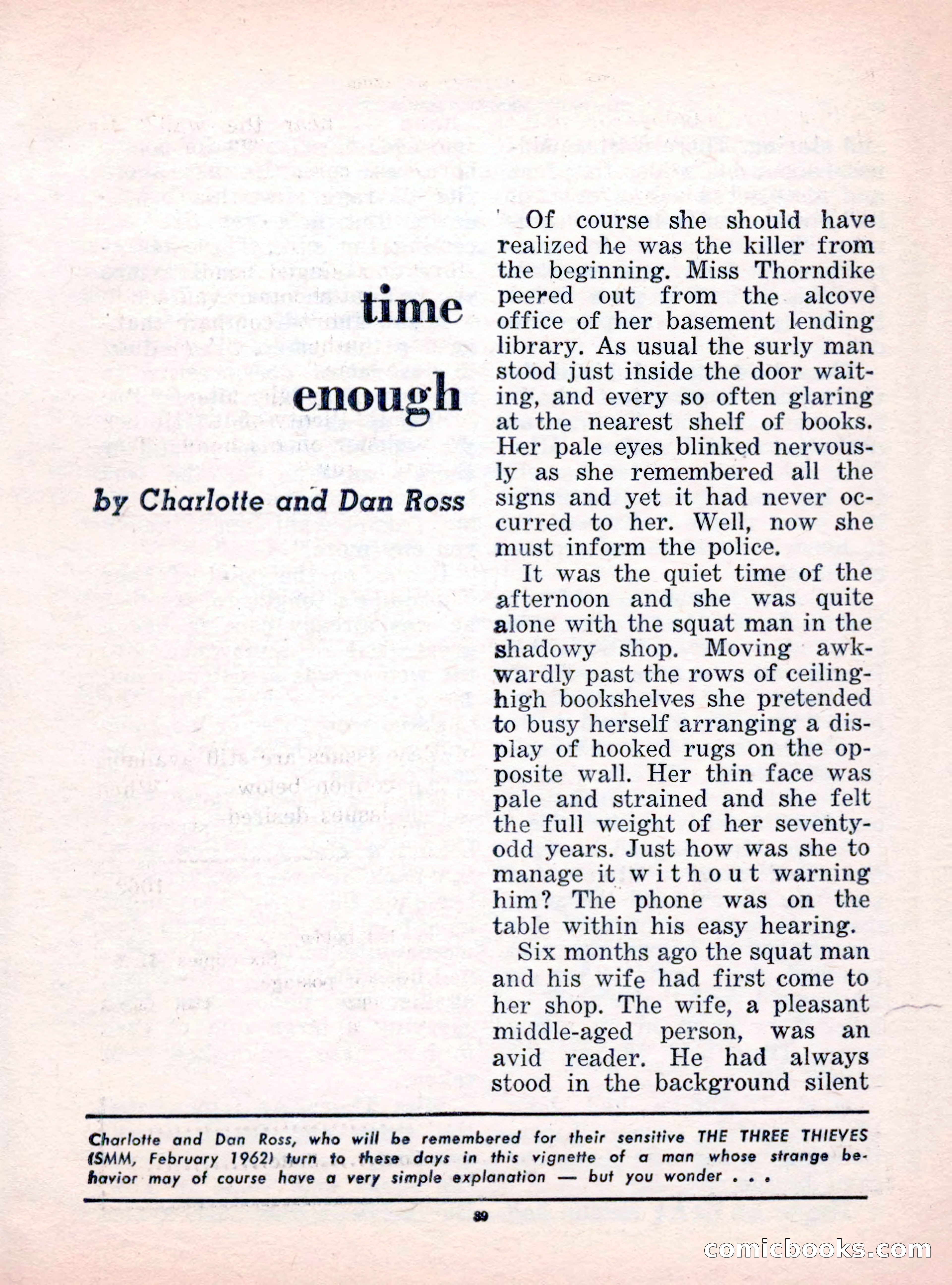 The Saint Mystery Magazine, October 1962 — page 91 of 132