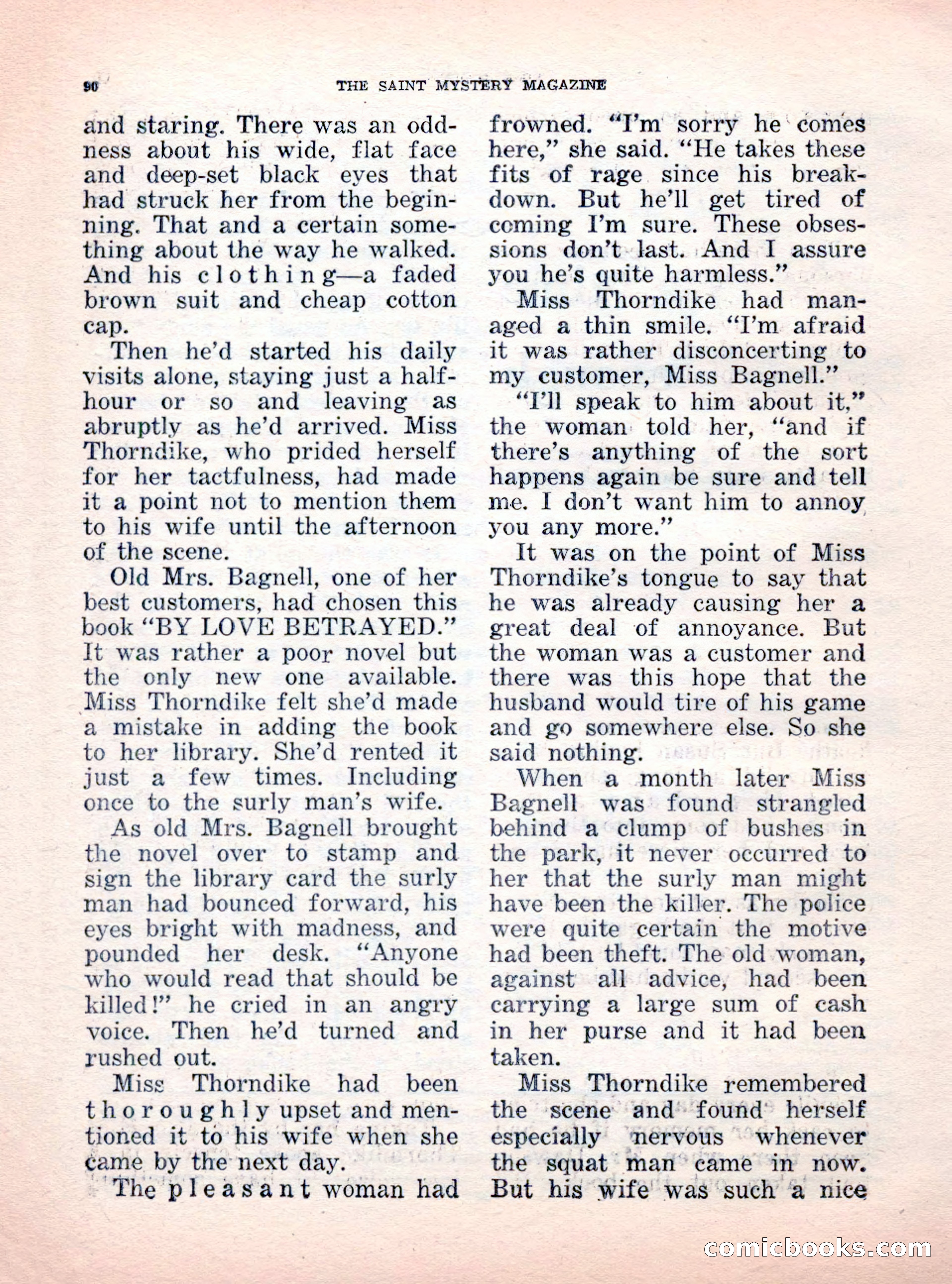 The Saint Mystery Magazine, October 1962 — page 92 of 132