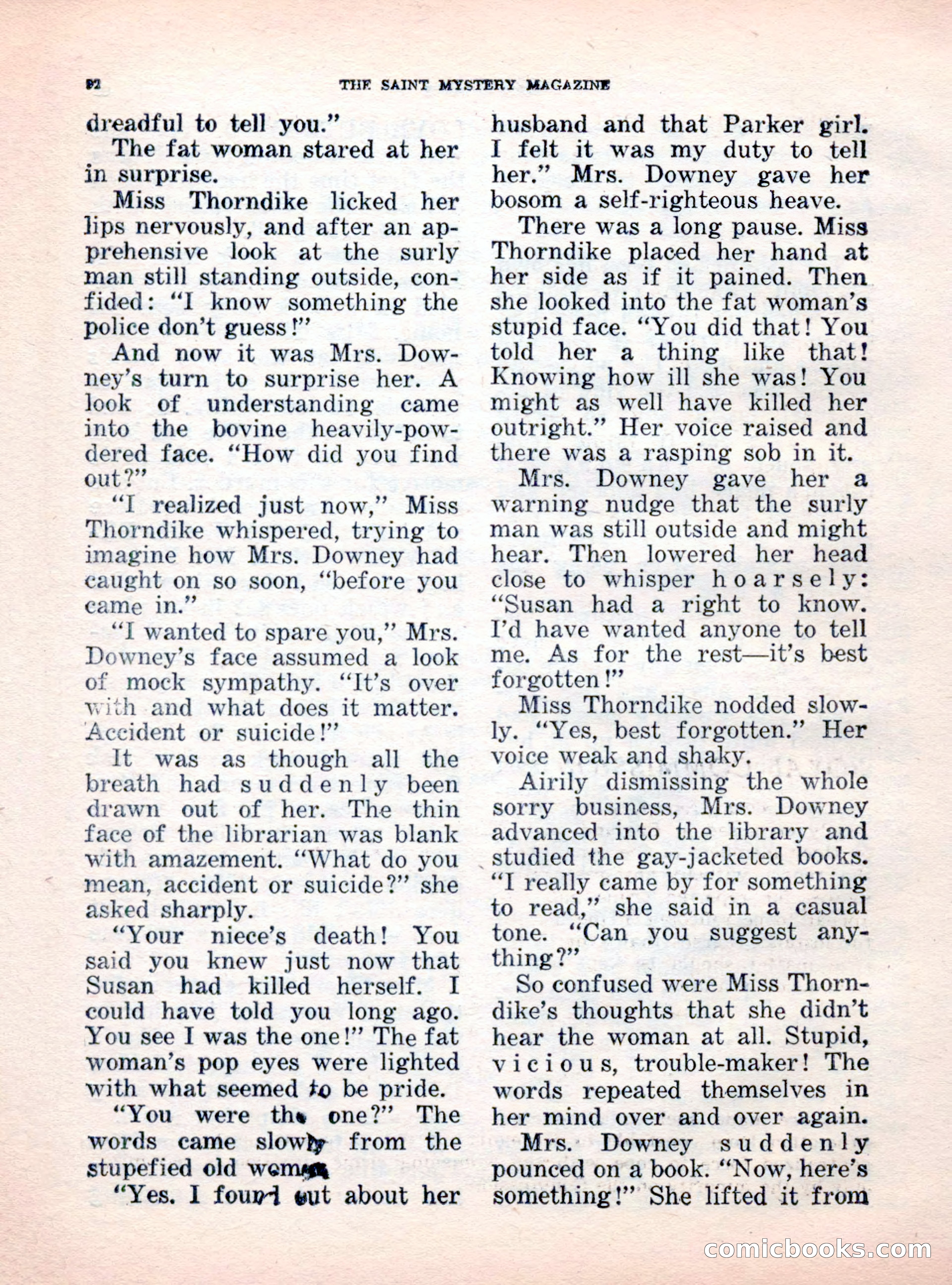The Saint Mystery Magazine, October 1962 — page 94 of 132
