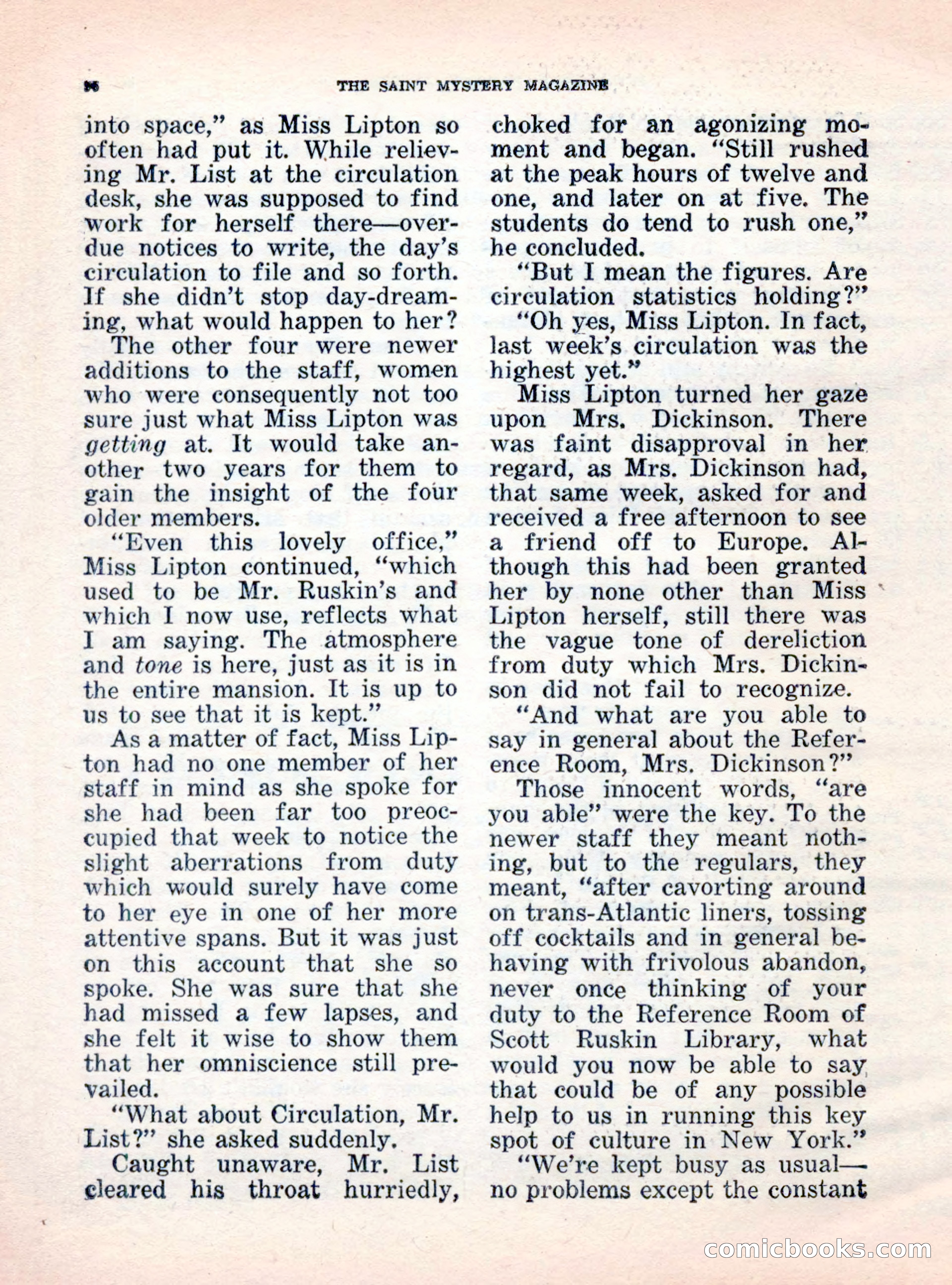 The Saint Mystery Magazine, October 1962 — page 98 of 132