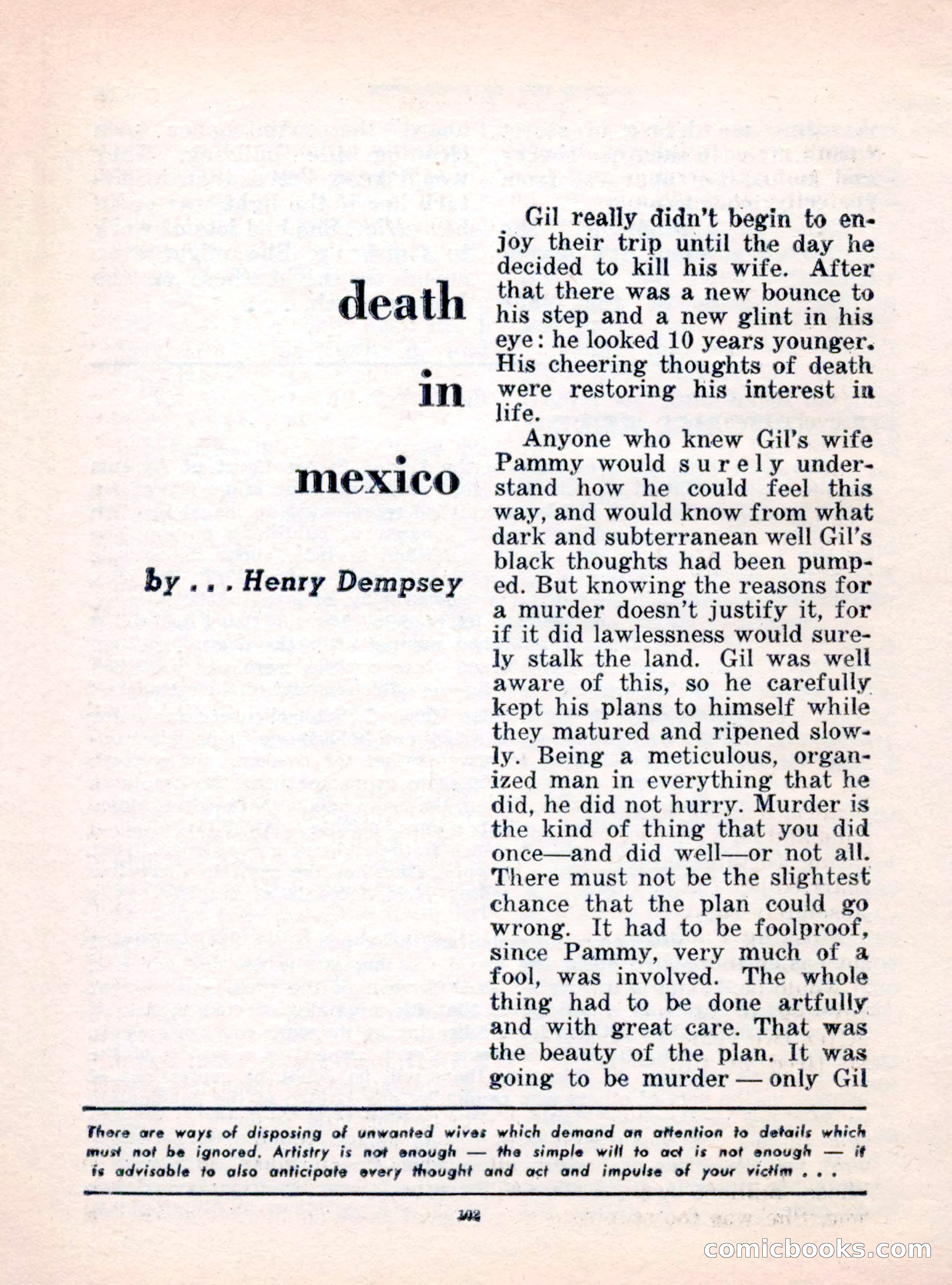 The Saint Mystery Magazine, October 1962 — page 104 of 132
