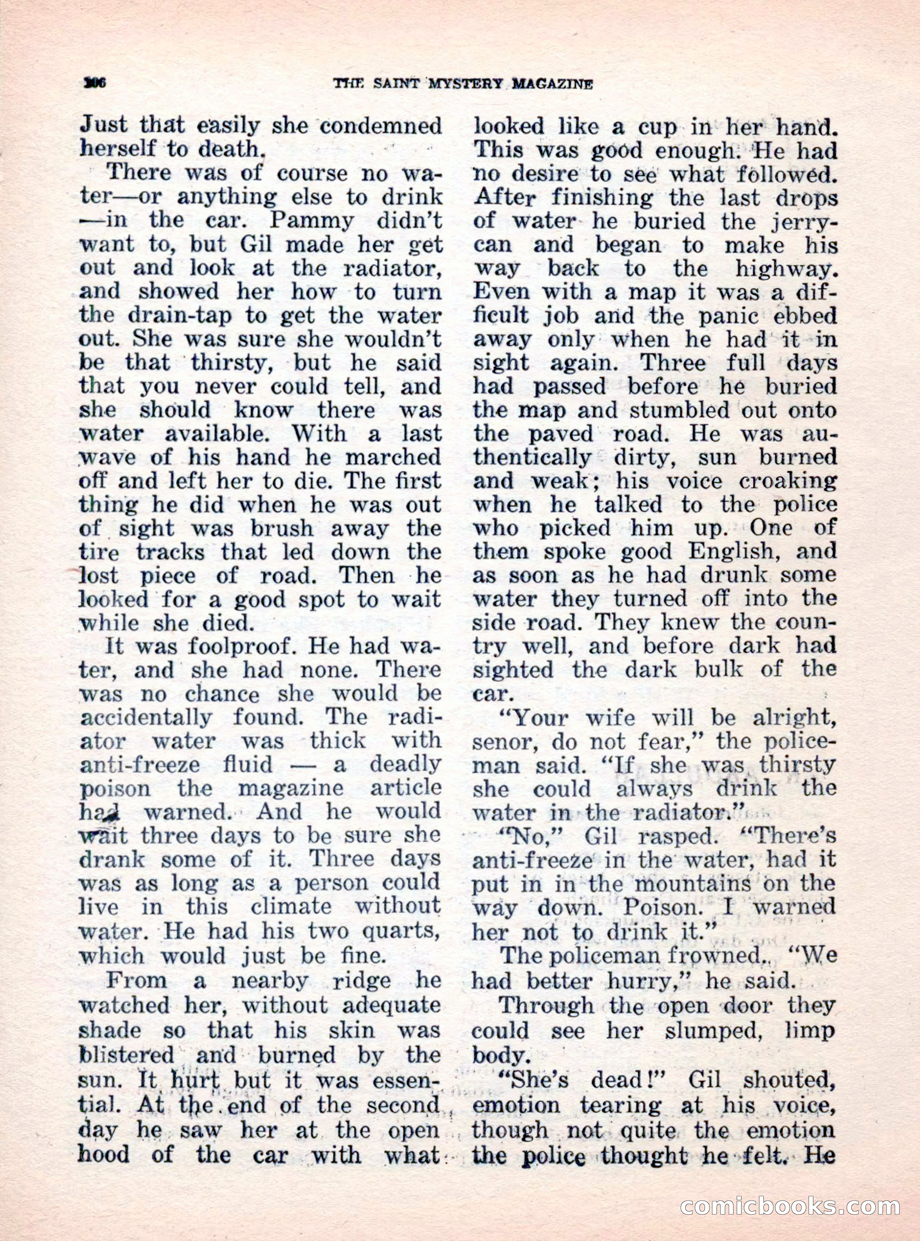 The Saint Mystery Magazine, October 1962 — page 108 of 132