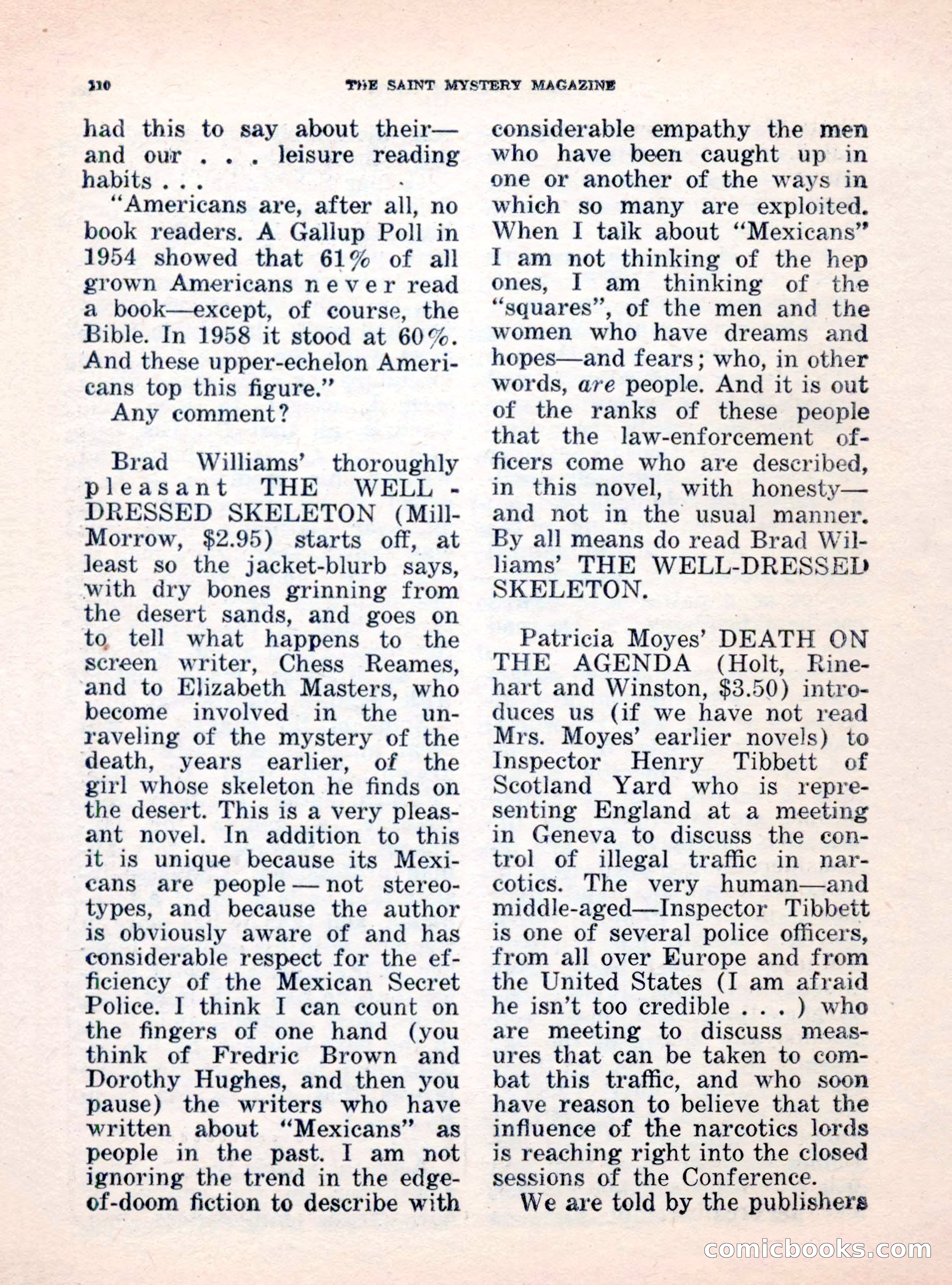 The Saint Mystery Magazine, October 1962 — page 112 of 132