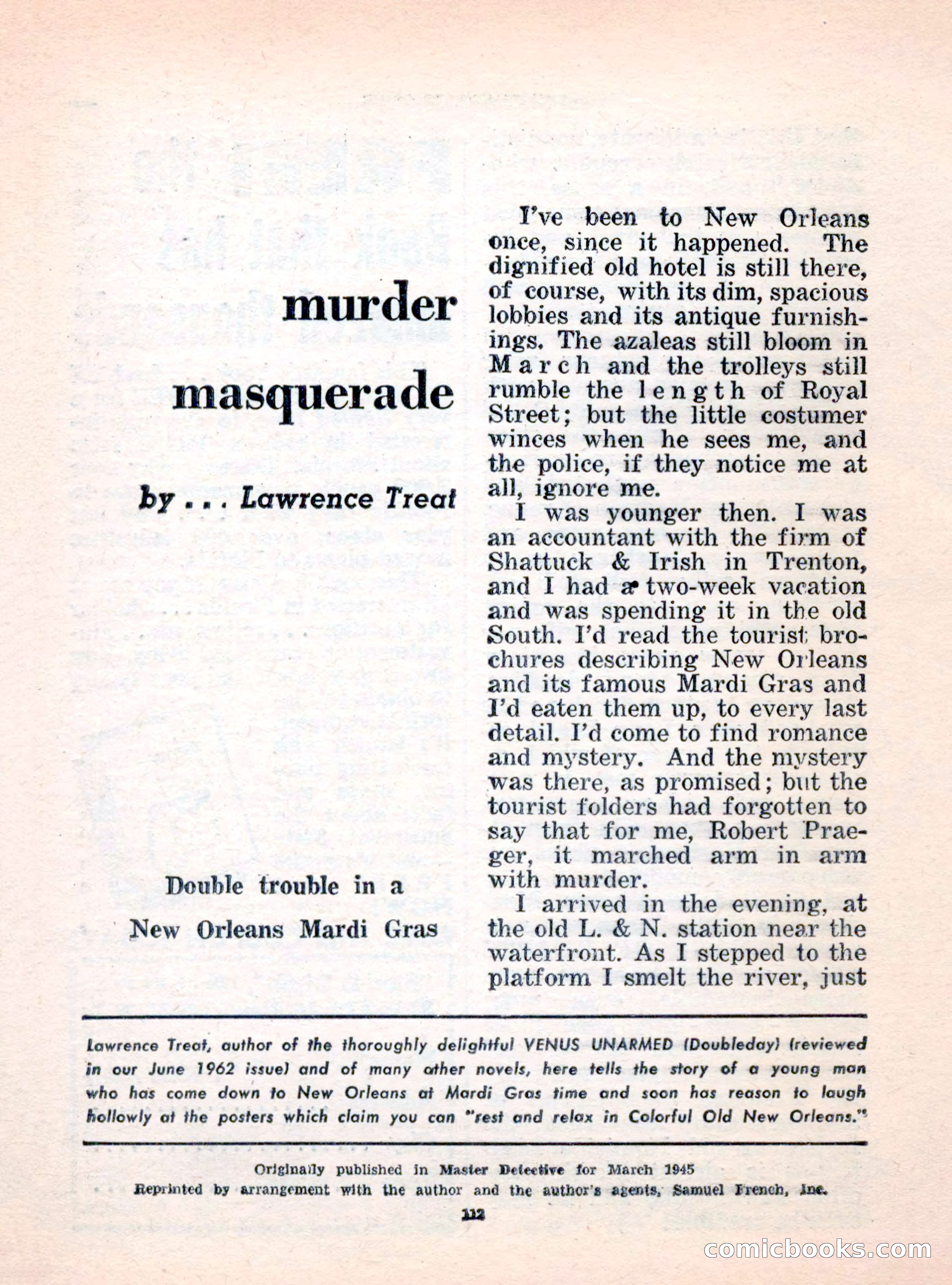 The Saint Mystery Magazine, October 1962 — page 114 of 132