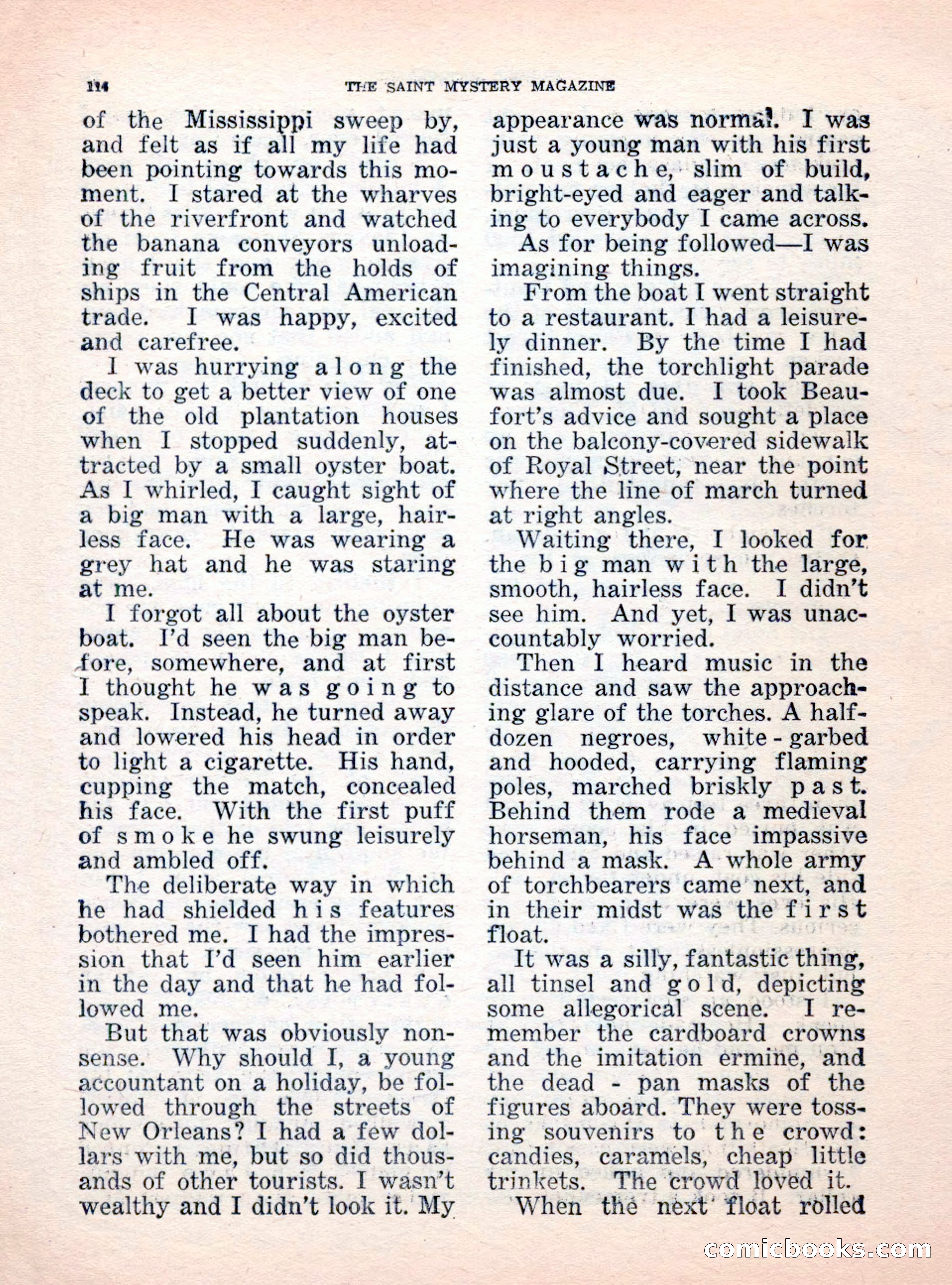 The Saint Mystery Magazine, October 1962 — page 116 of 132