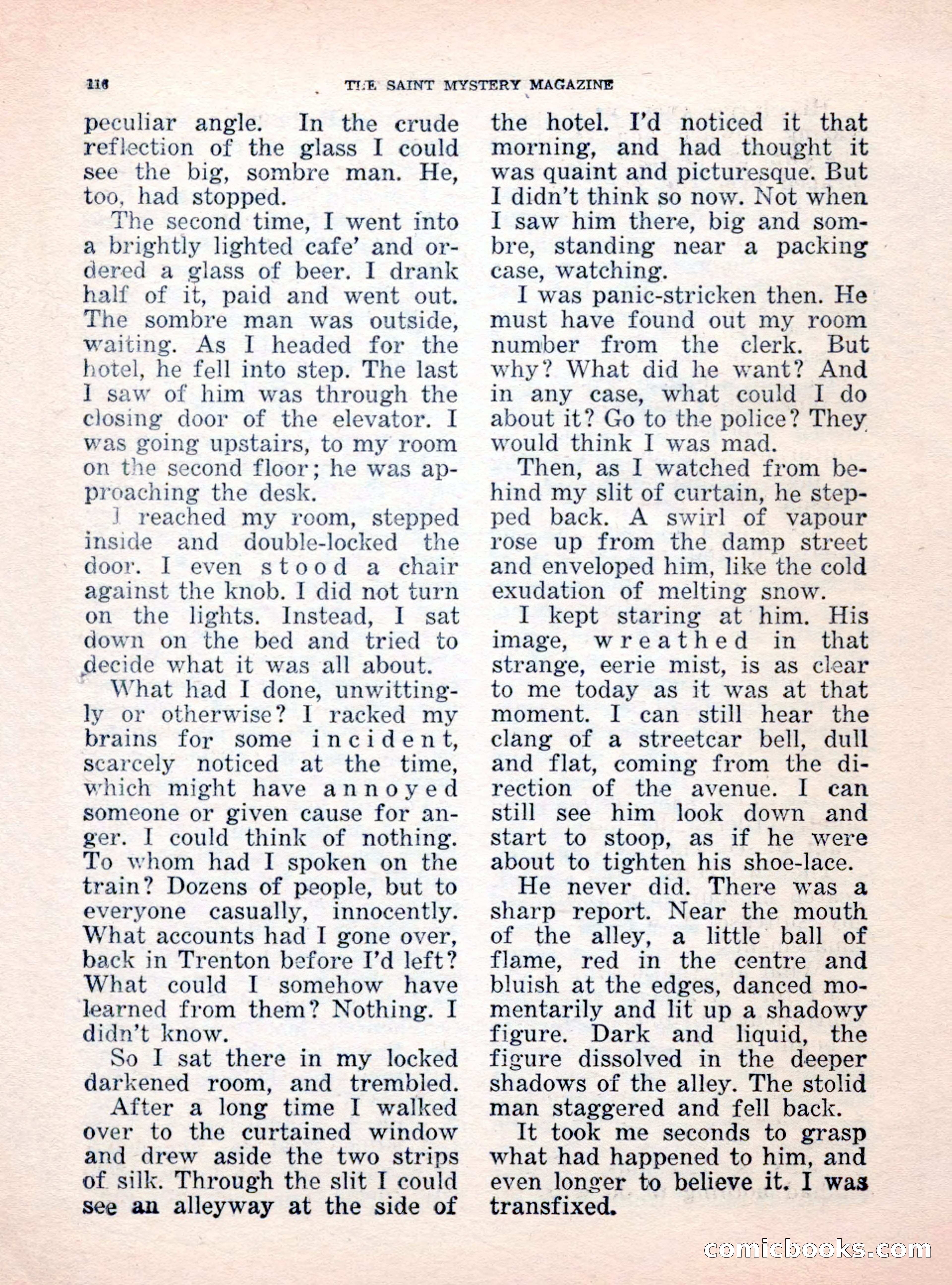 The Saint Mystery Magazine, October 1962 — page 118 of 132