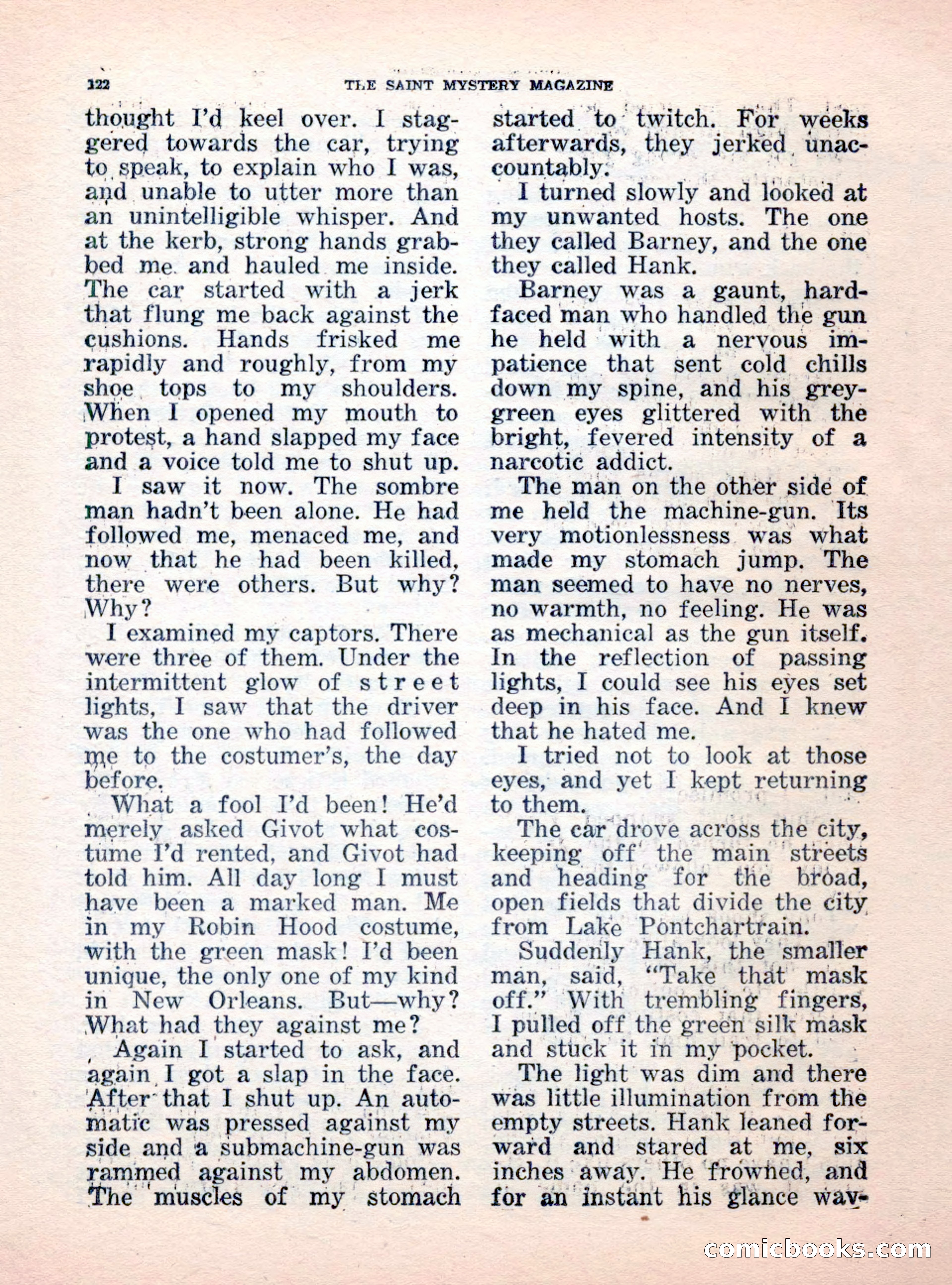 The Saint Mystery Magazine, October 1962 — page 124 of 132