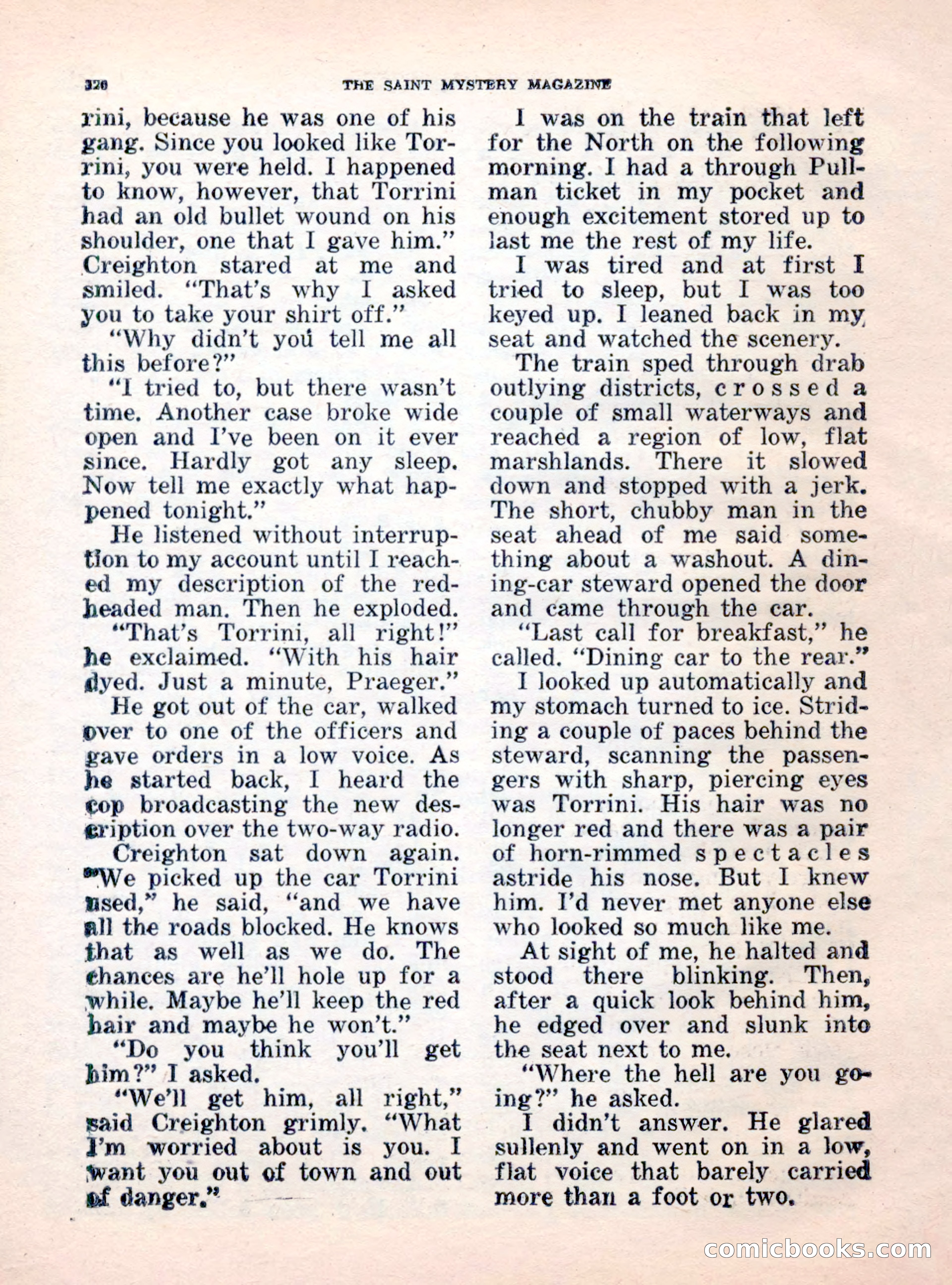 The Saint Mystery Magazine, October 1962 — page 128 of 132