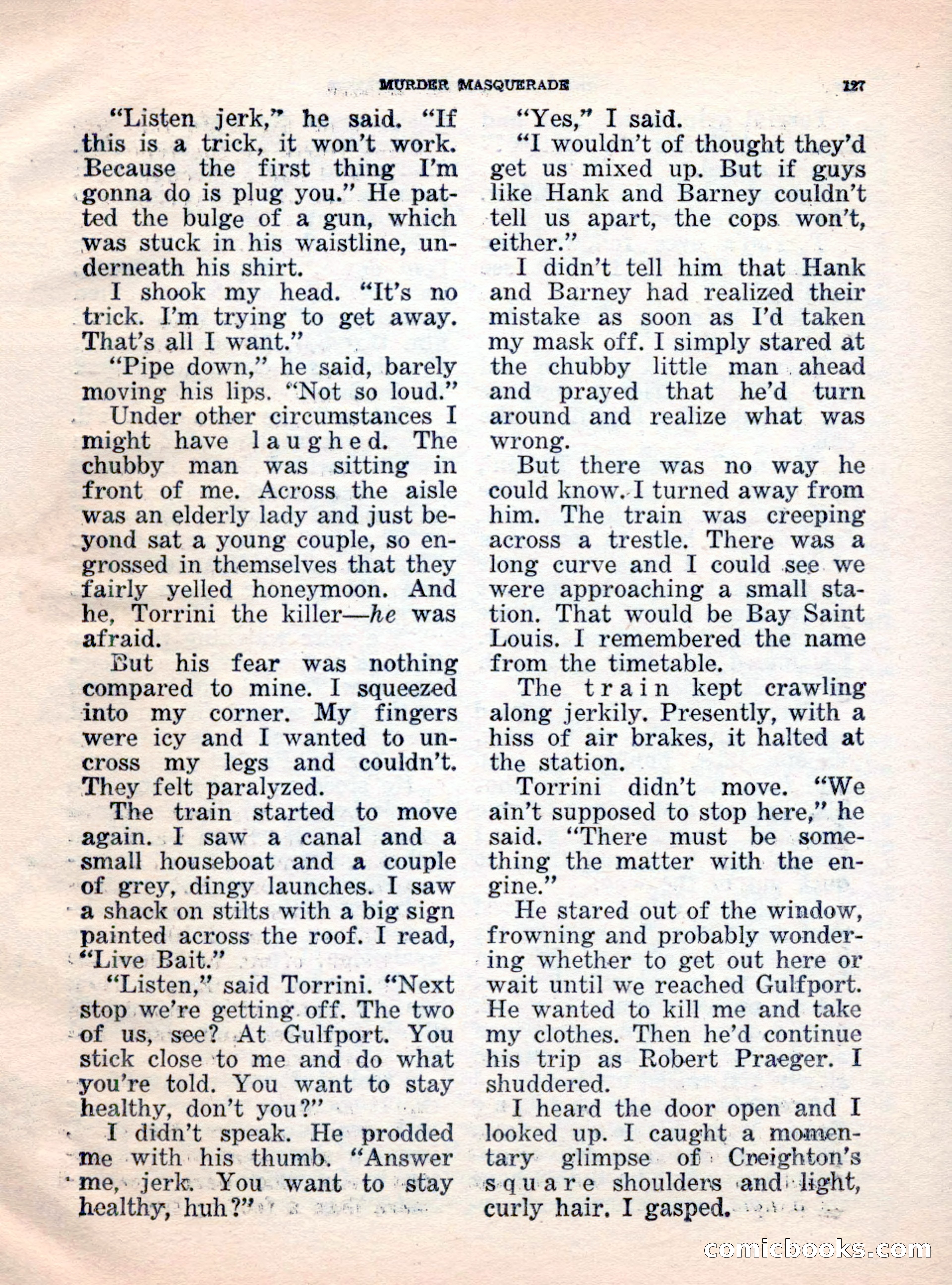 The Saint Mystery Magazine, October 1962 — page 129 of 132