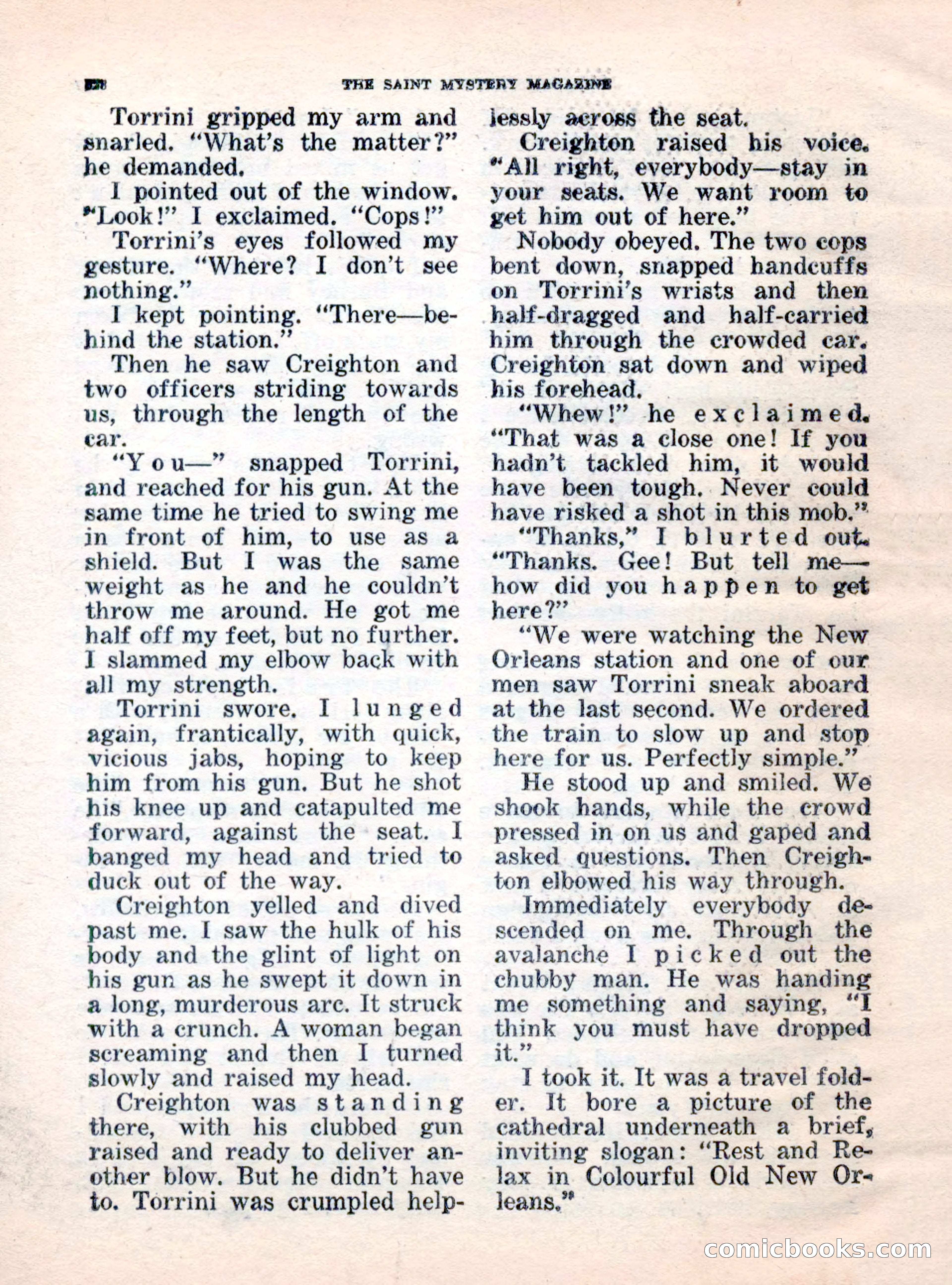 The Saint Mystery Magazine, October 1962 — page 130 of 132
