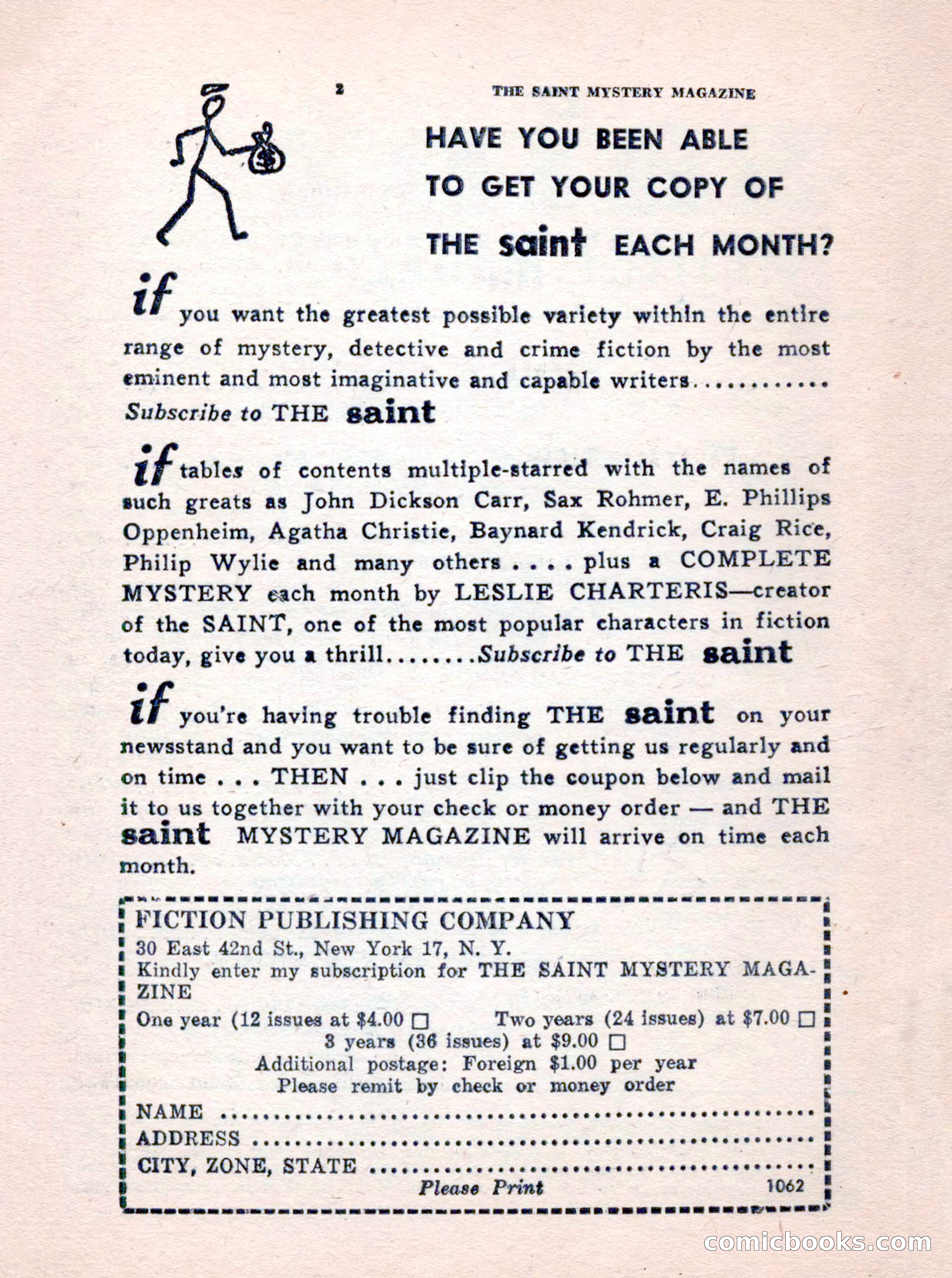 The Saint Mystery Magazine, No. 35 — page 4 of 132