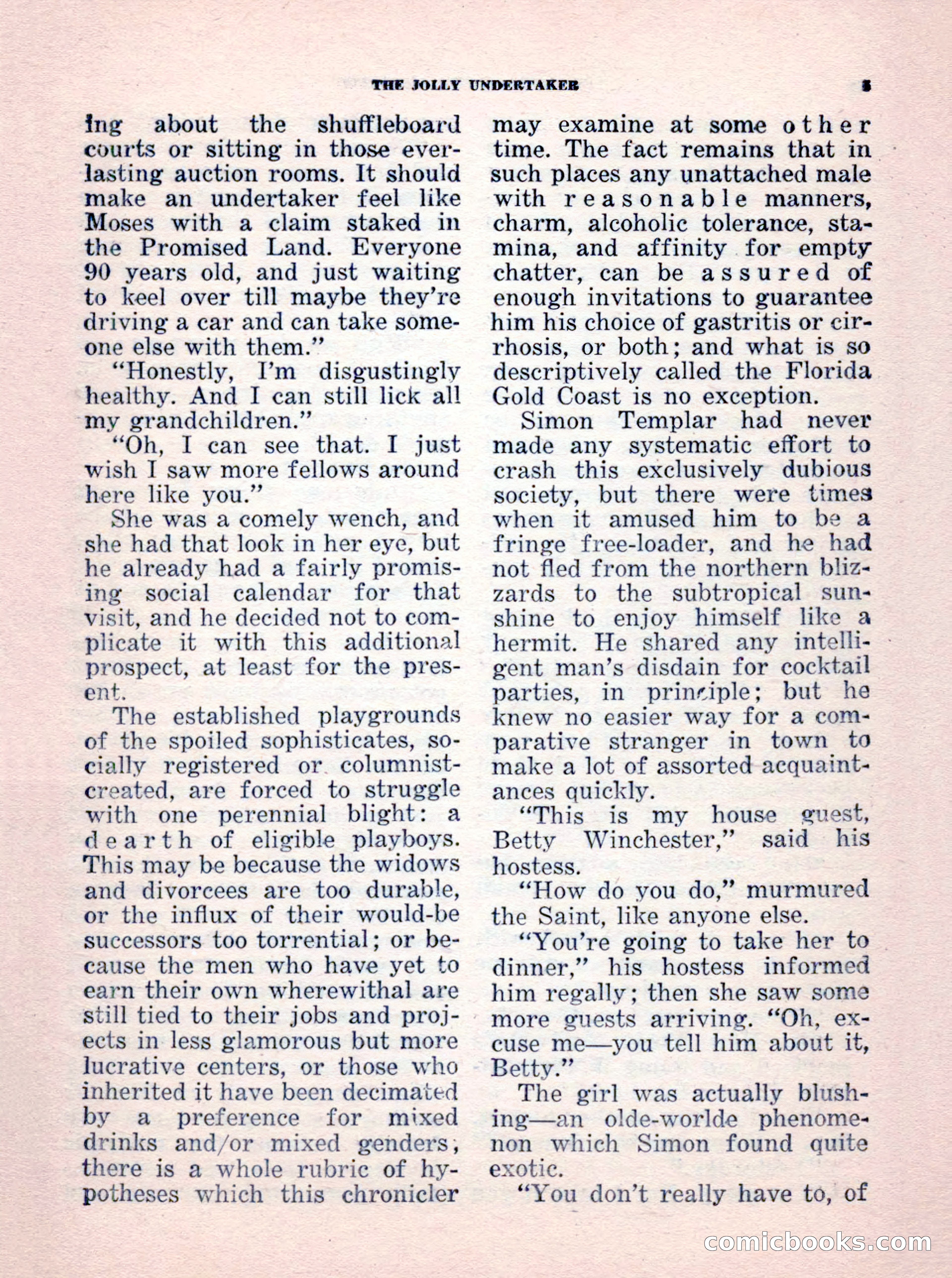 The Saint Mystery Magazine, No. 35 — page 7 of 132
