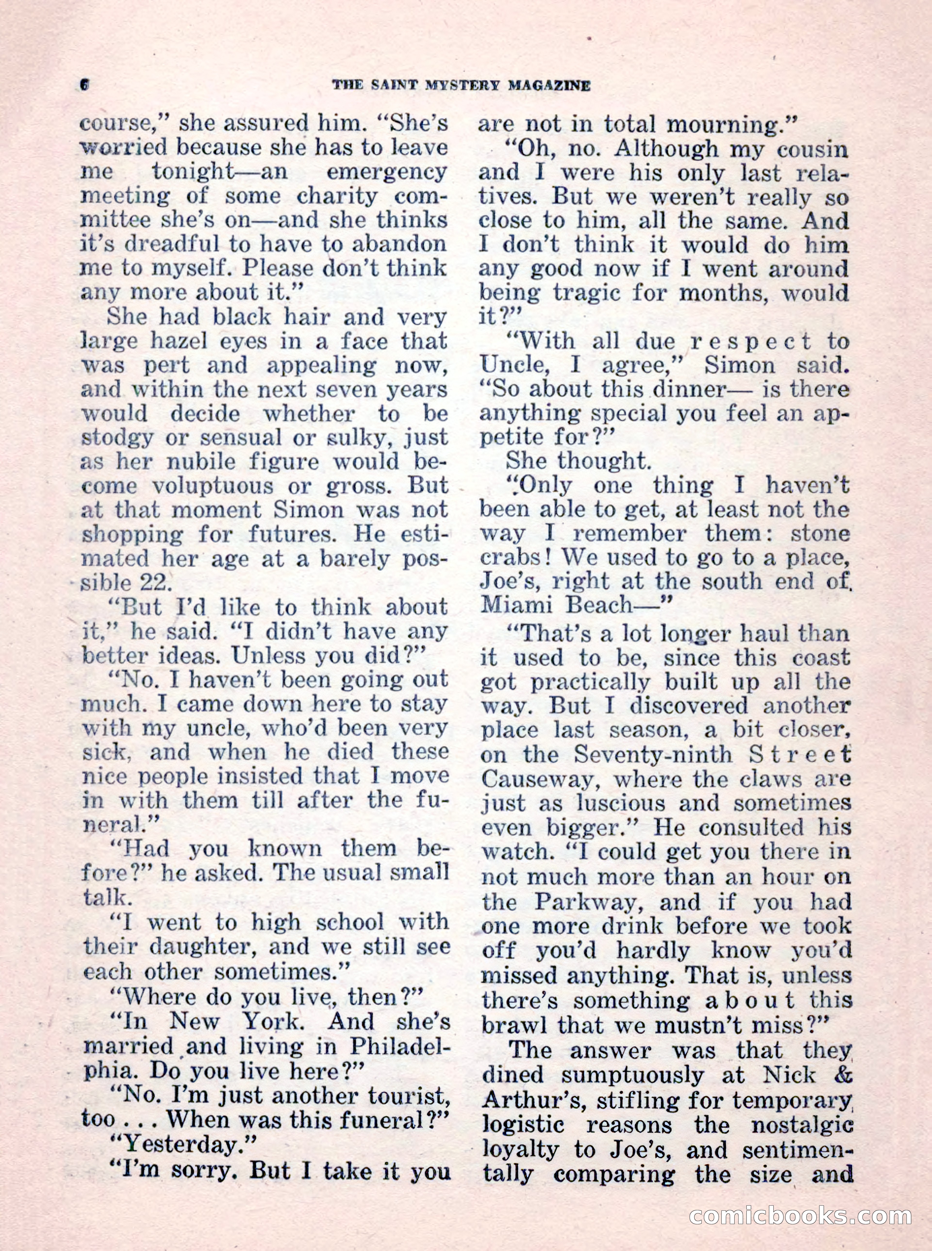 The Saint Mystery Magazine, No. 35 — page 8 of 132