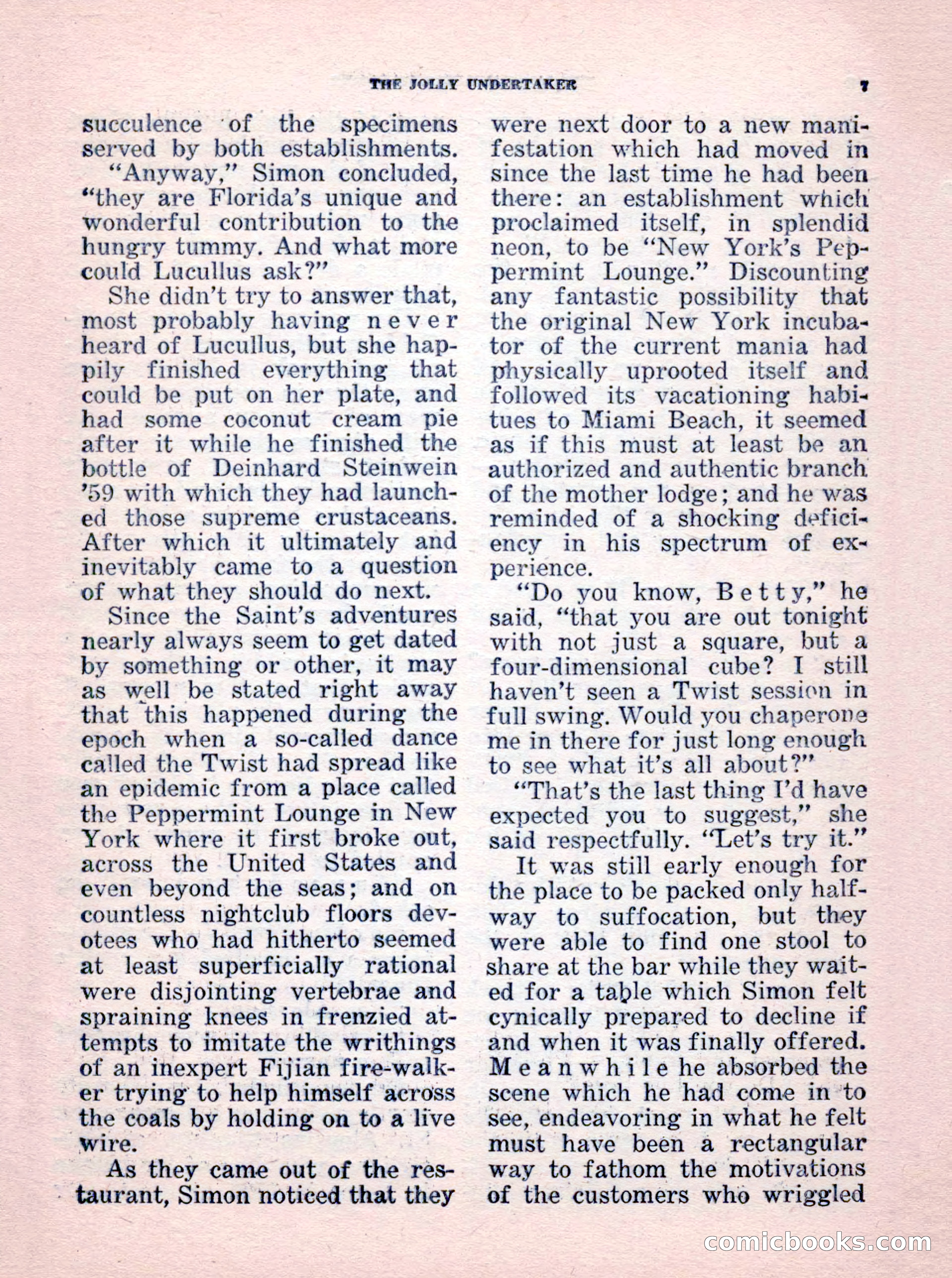 The Saint Mystery Magazine, No. 35 — page 9 of 132