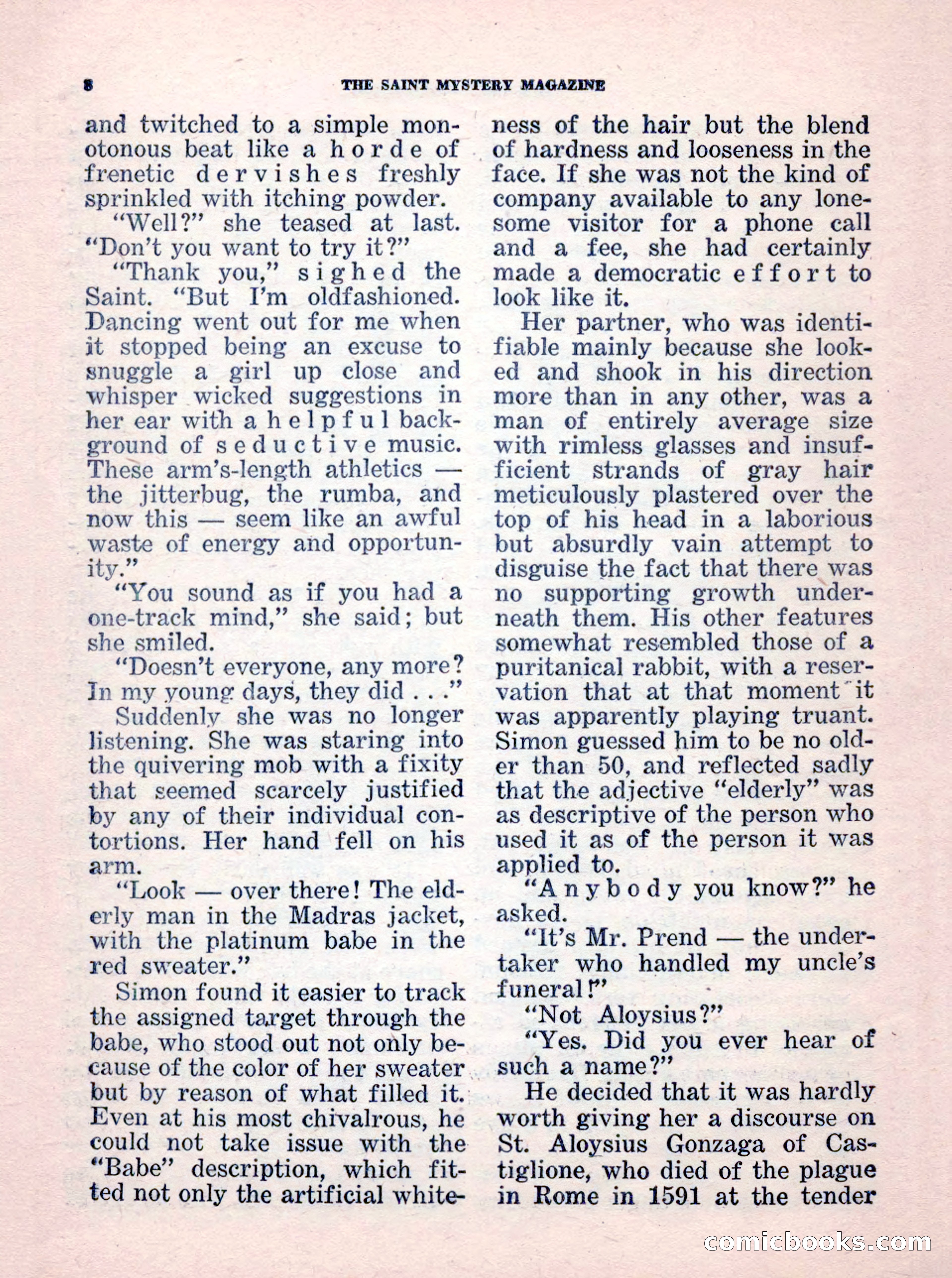 The Saint Mystery Magazine, No. 35 — page 10 of 132