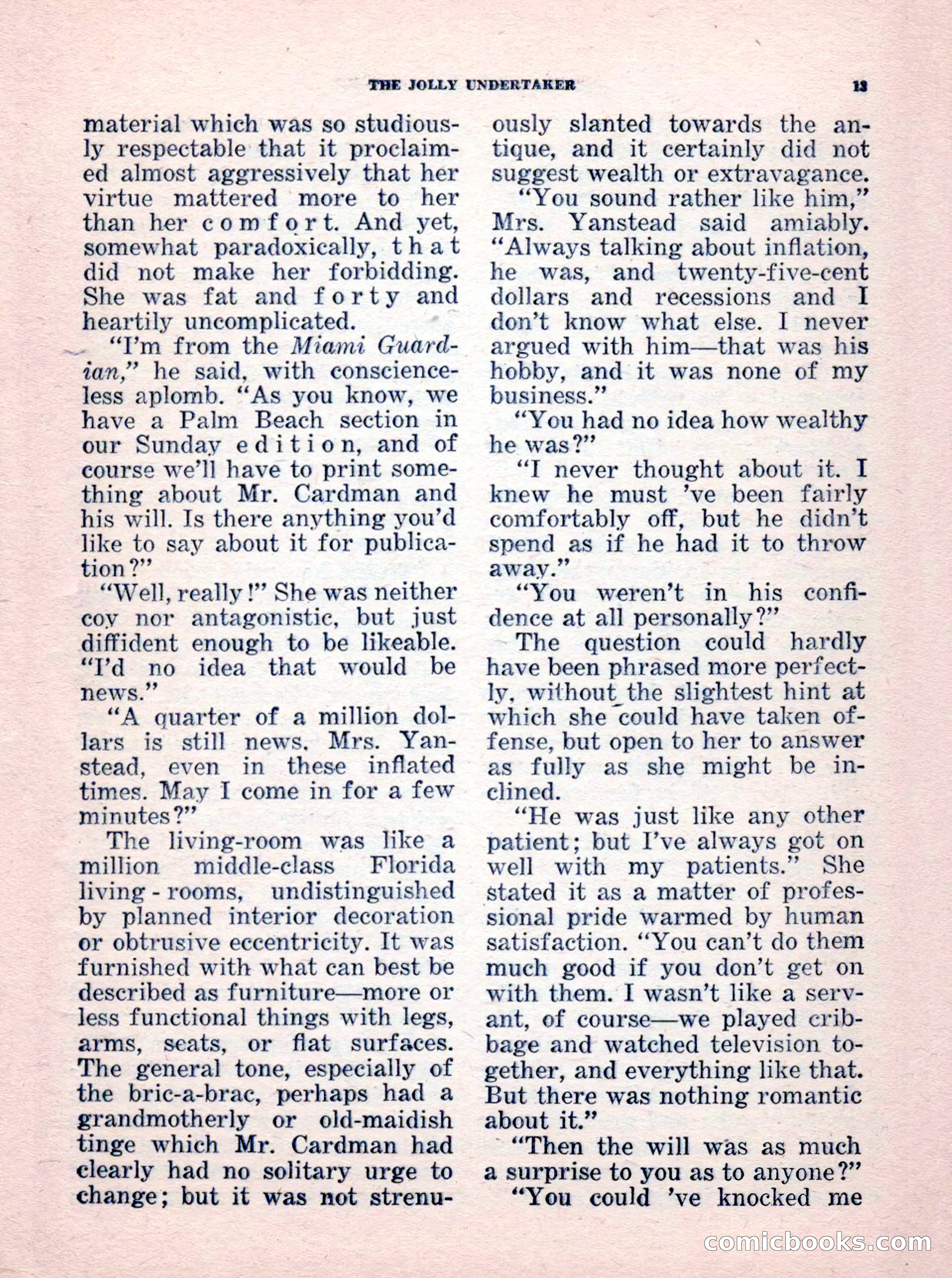 The Saint Mystery Magazine, No. 35 — page 15 of 132
