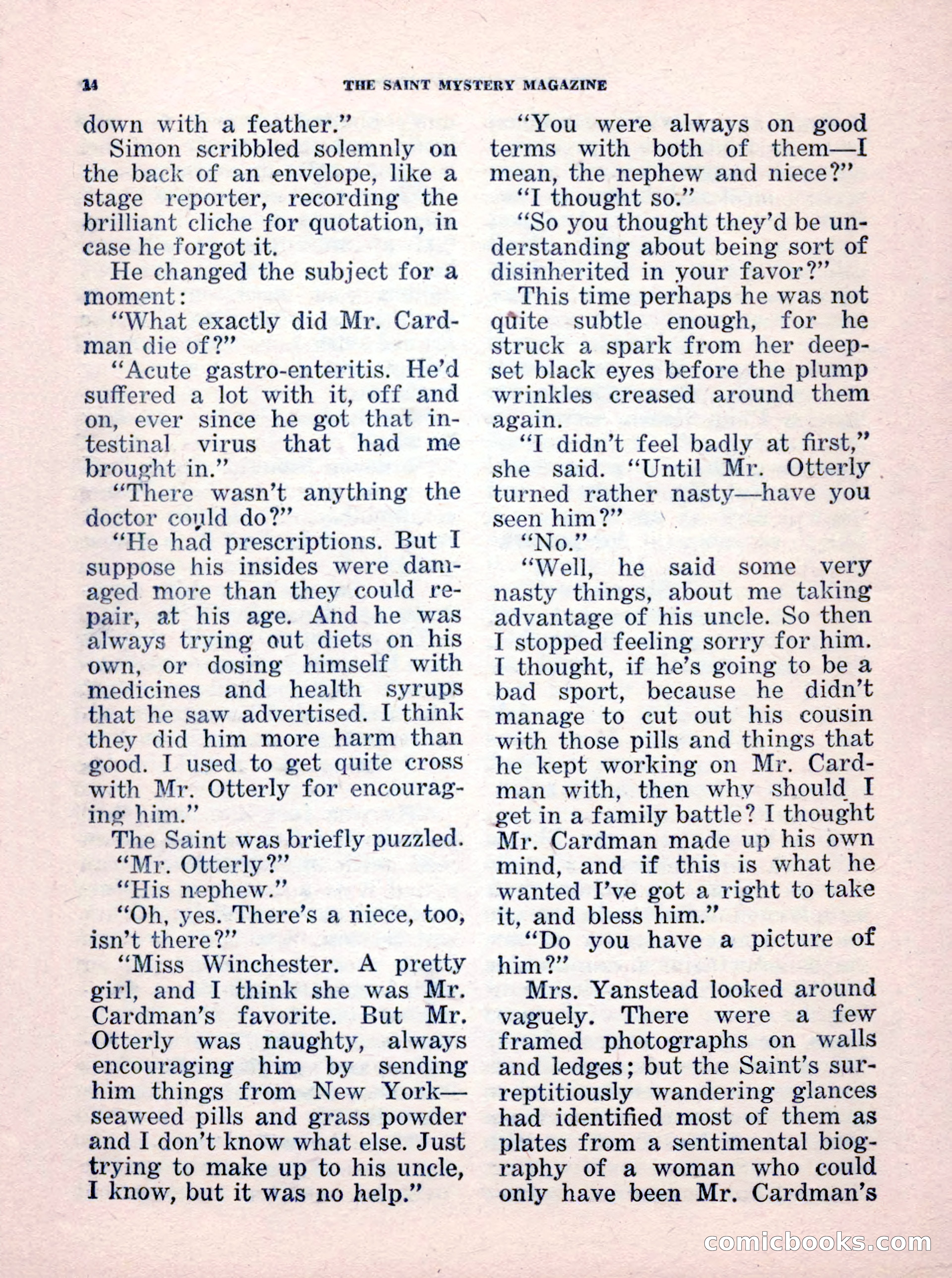 The Saint Mystery Magazine, No. 35 — page 16 of 132