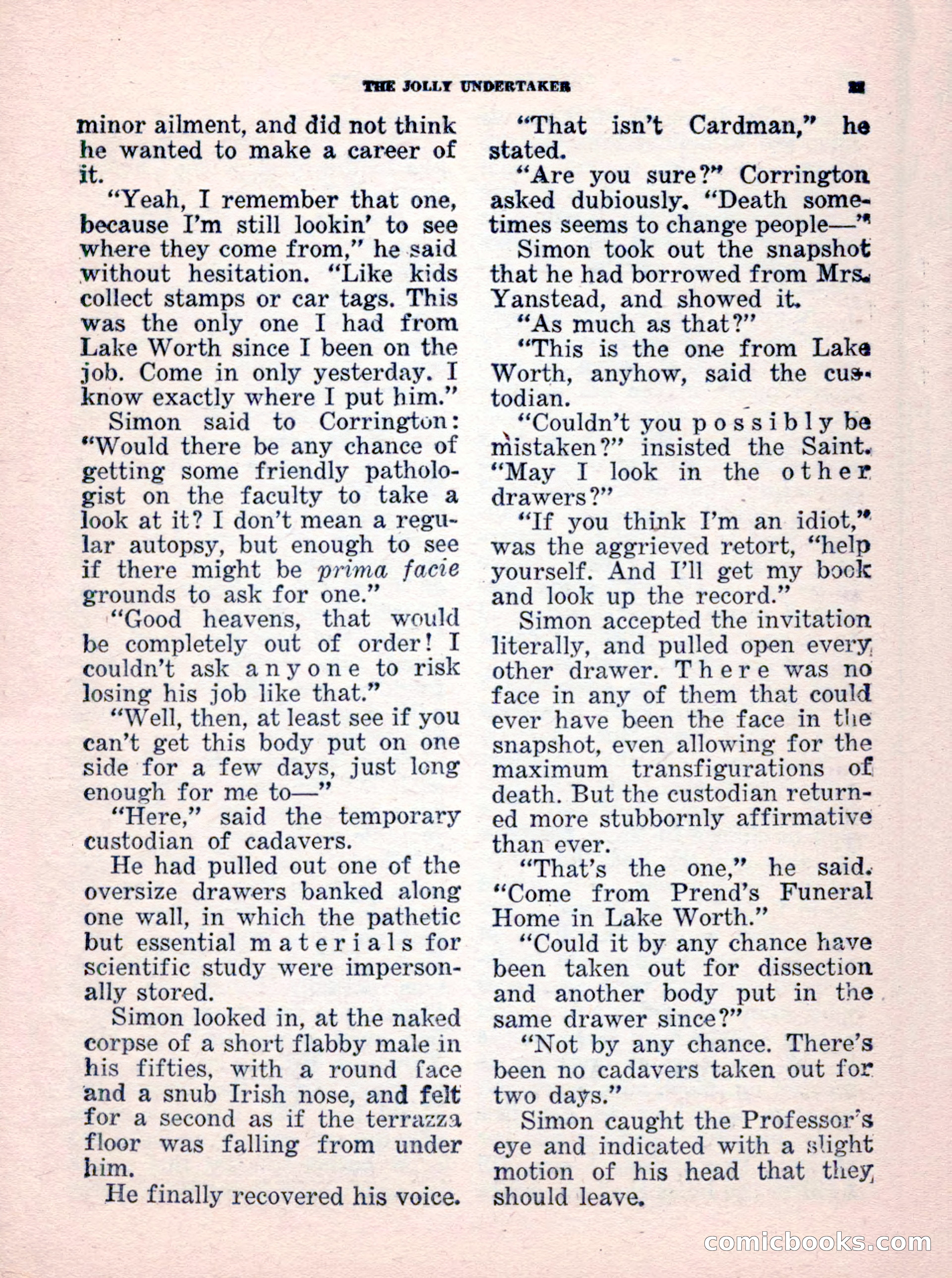 The Saint Mystery Magazine, No. 35 — page 23 of 132