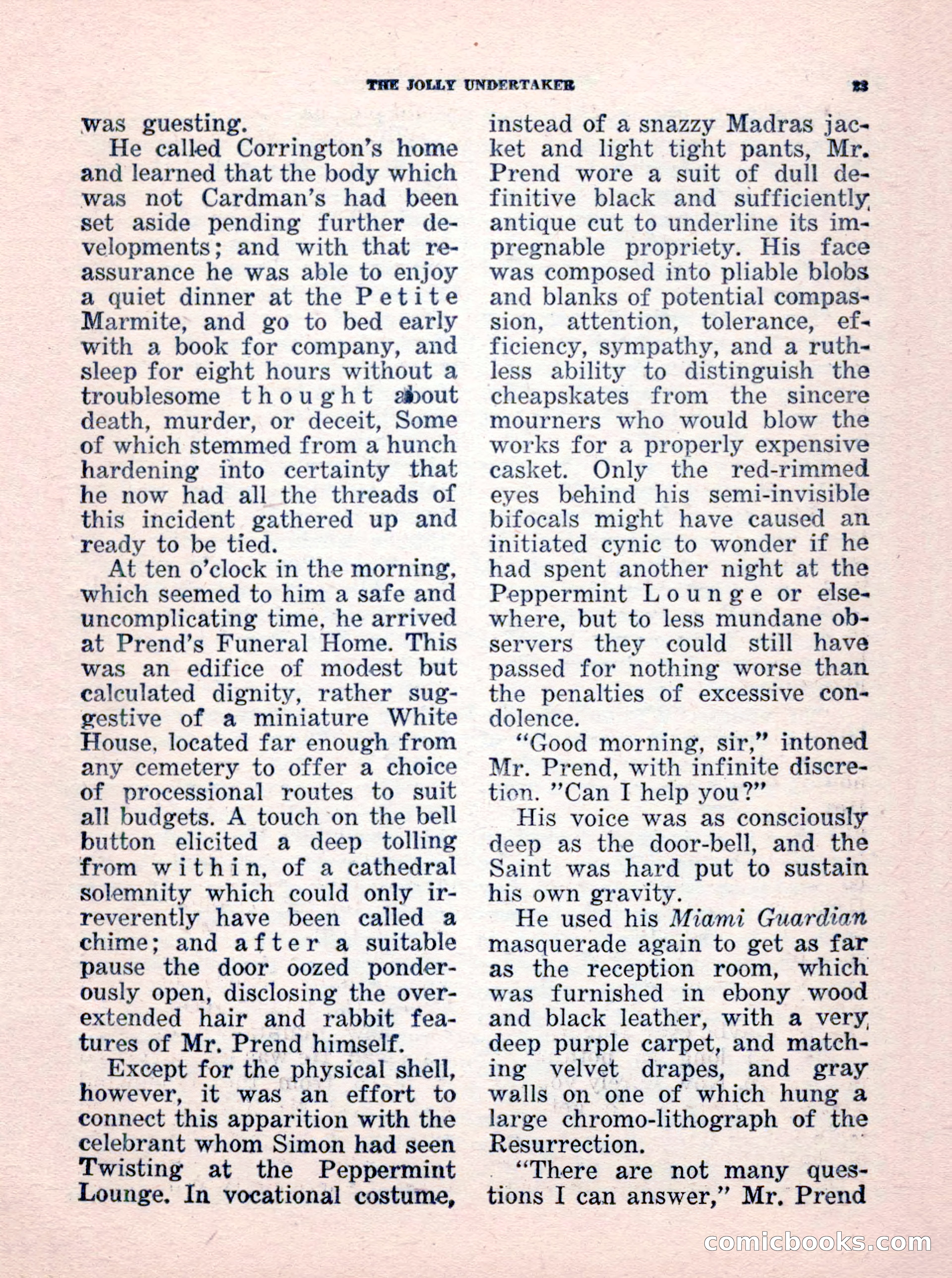 The Saint Mystery Magazine, No. 35 — page 25 of 132