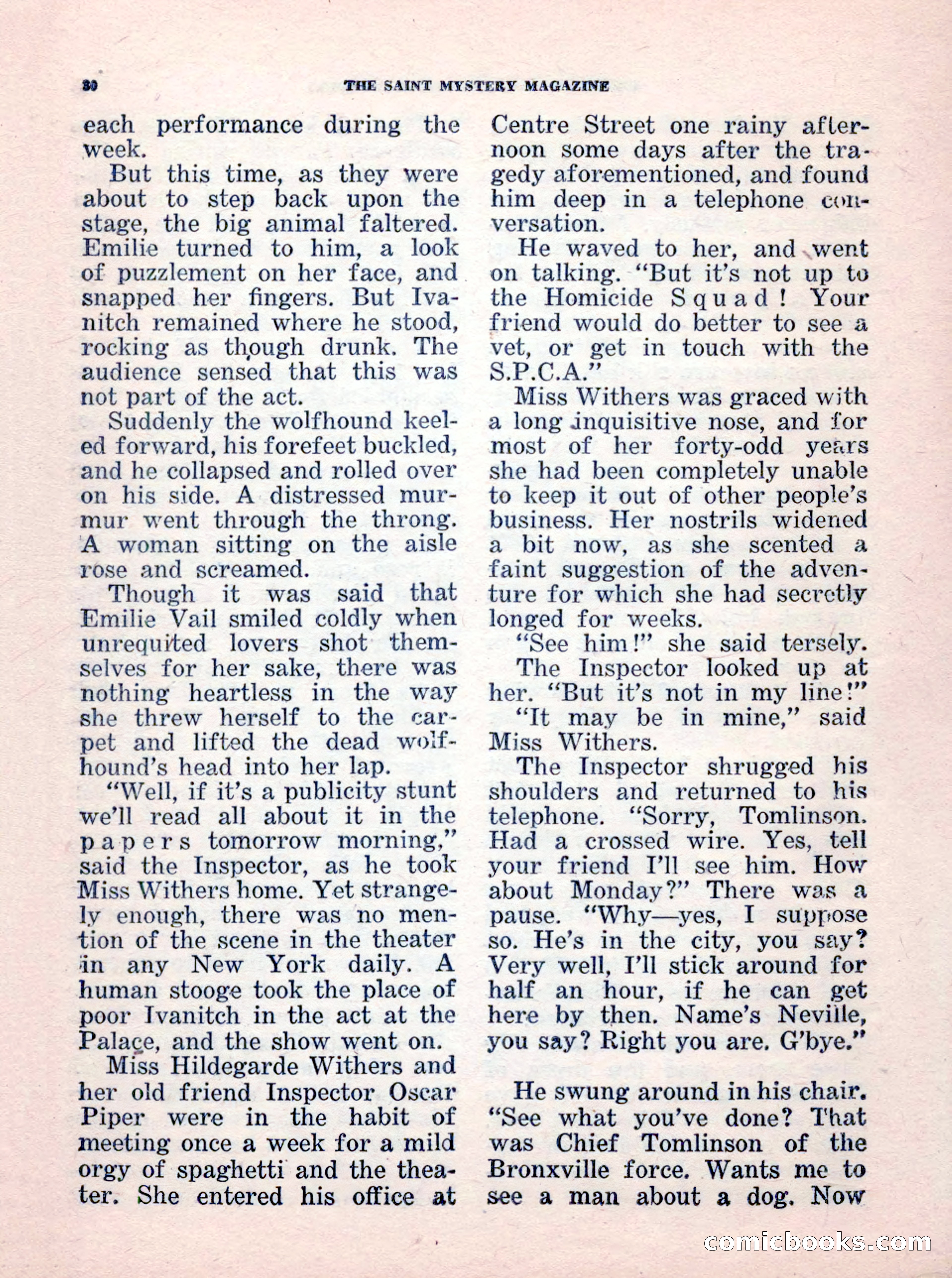The Saint Mystery Magazine, No. 35 — page 32 of 132