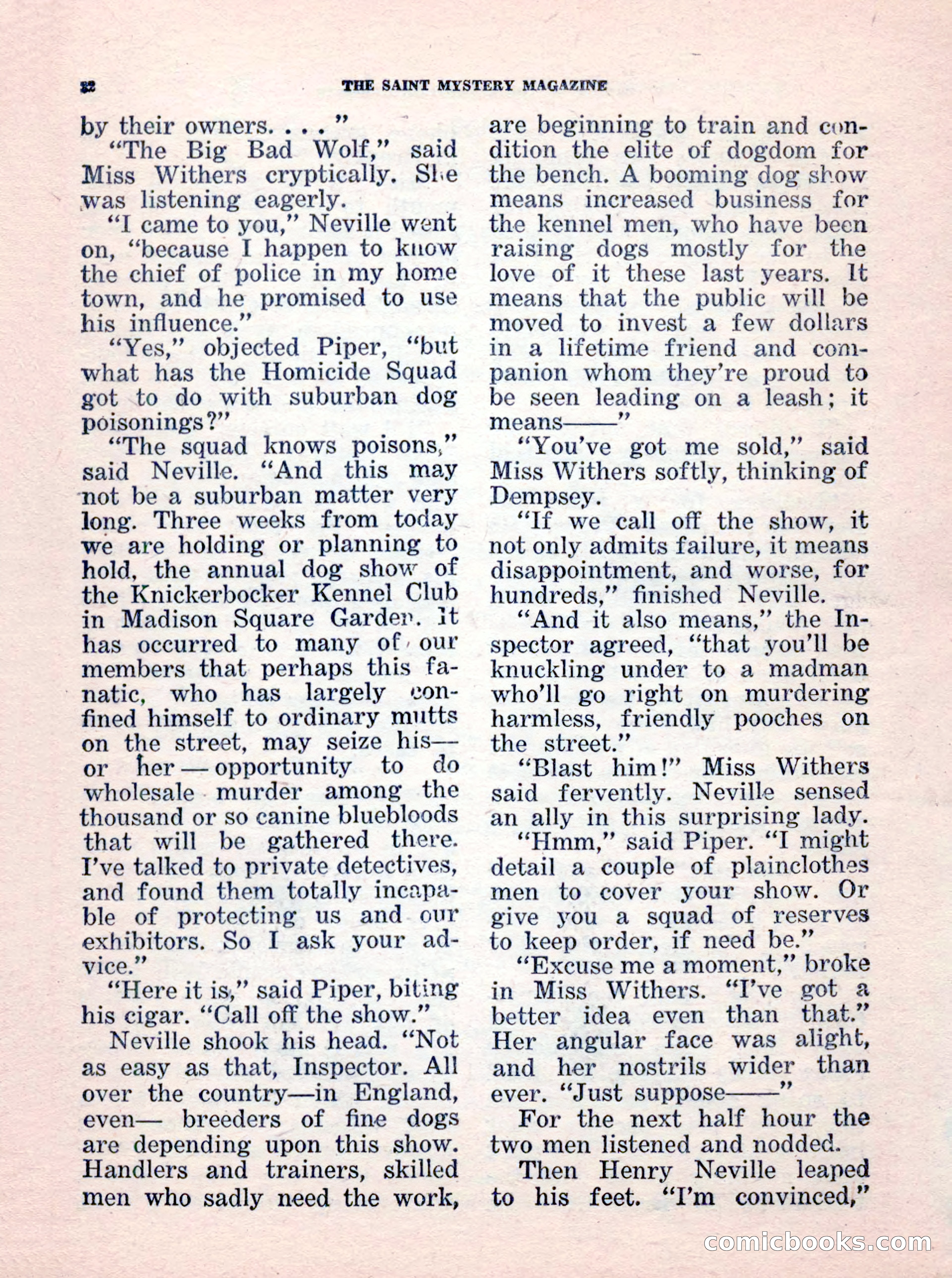 The Saint Mystery Magazine, No. 35 — page 34 of 132