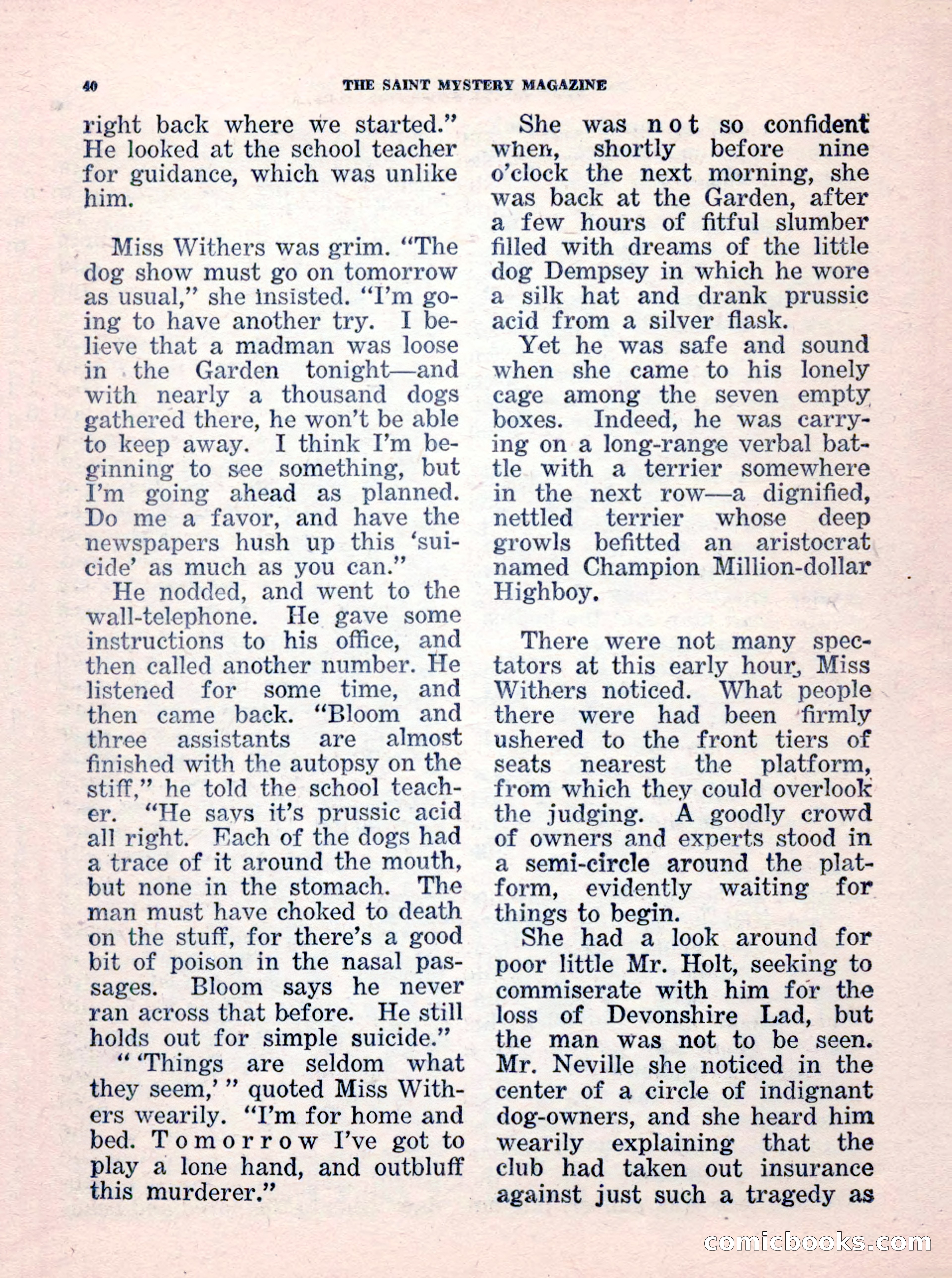 The Saint Mystery Magazine, No. 35 — page 42 of 132