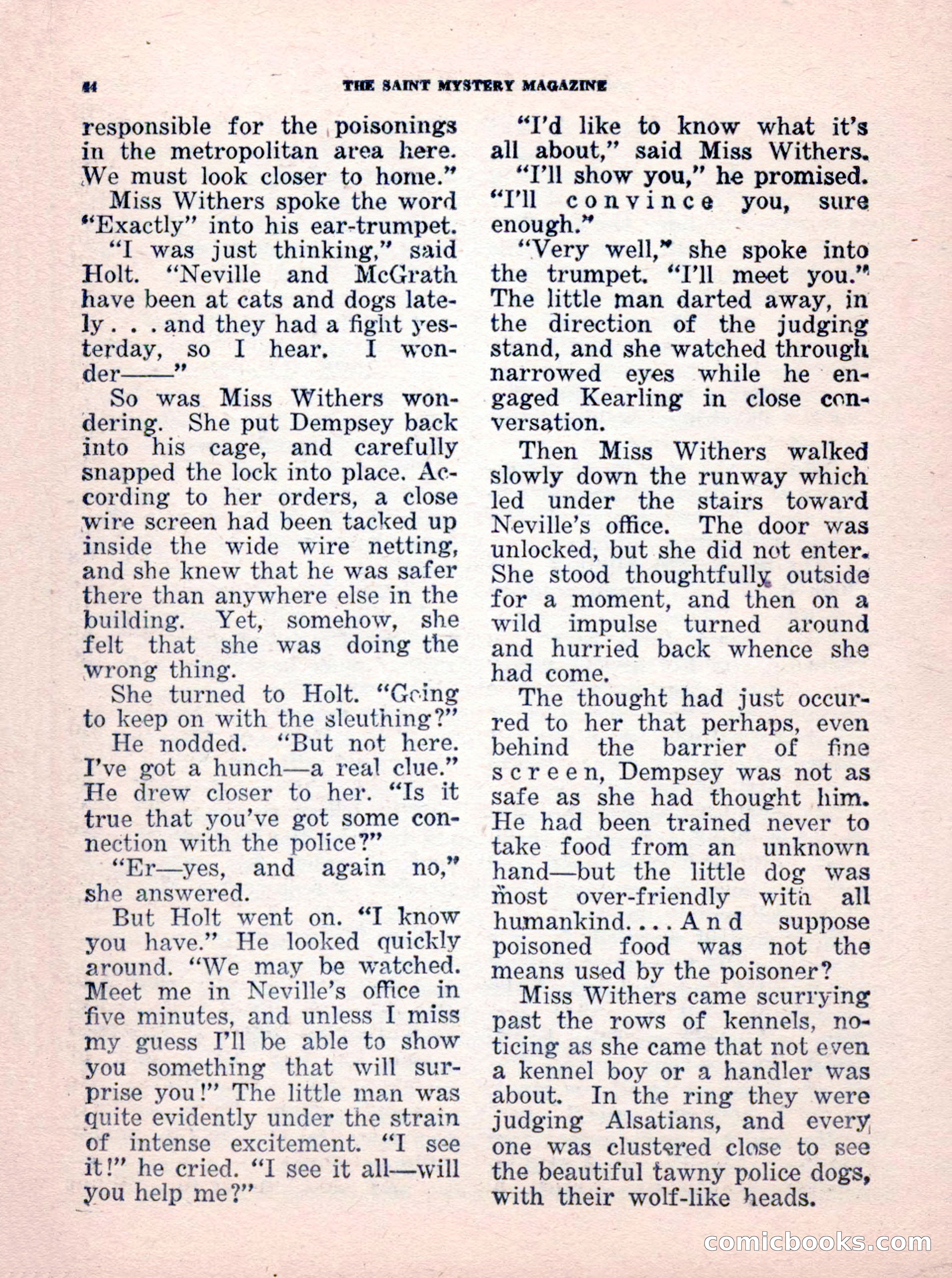 The Saint Mystery Magazine, No. 35 — page 46 of 132
