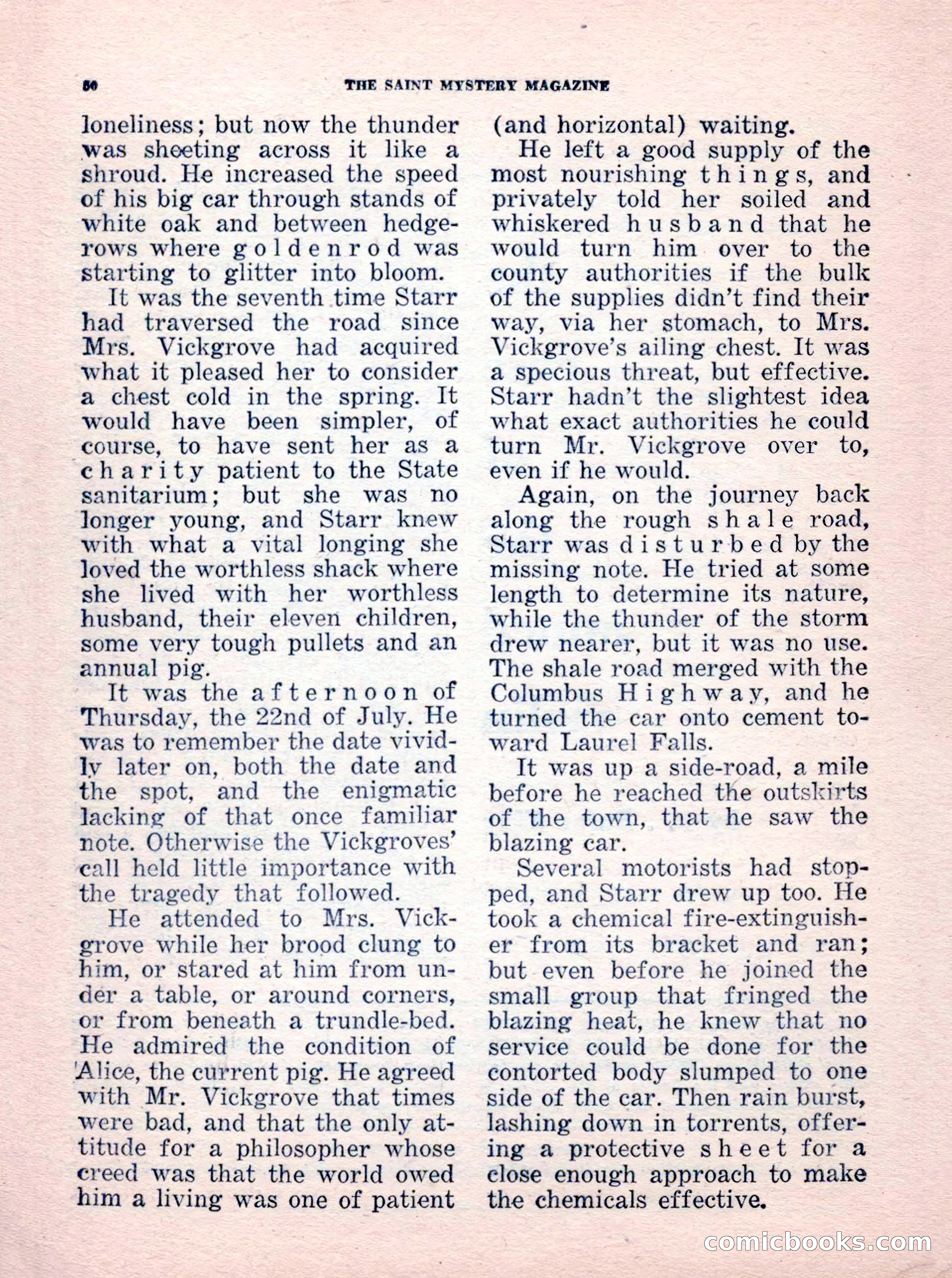 The Saint Mystery Magazine, No. 35 — page 52 of 132