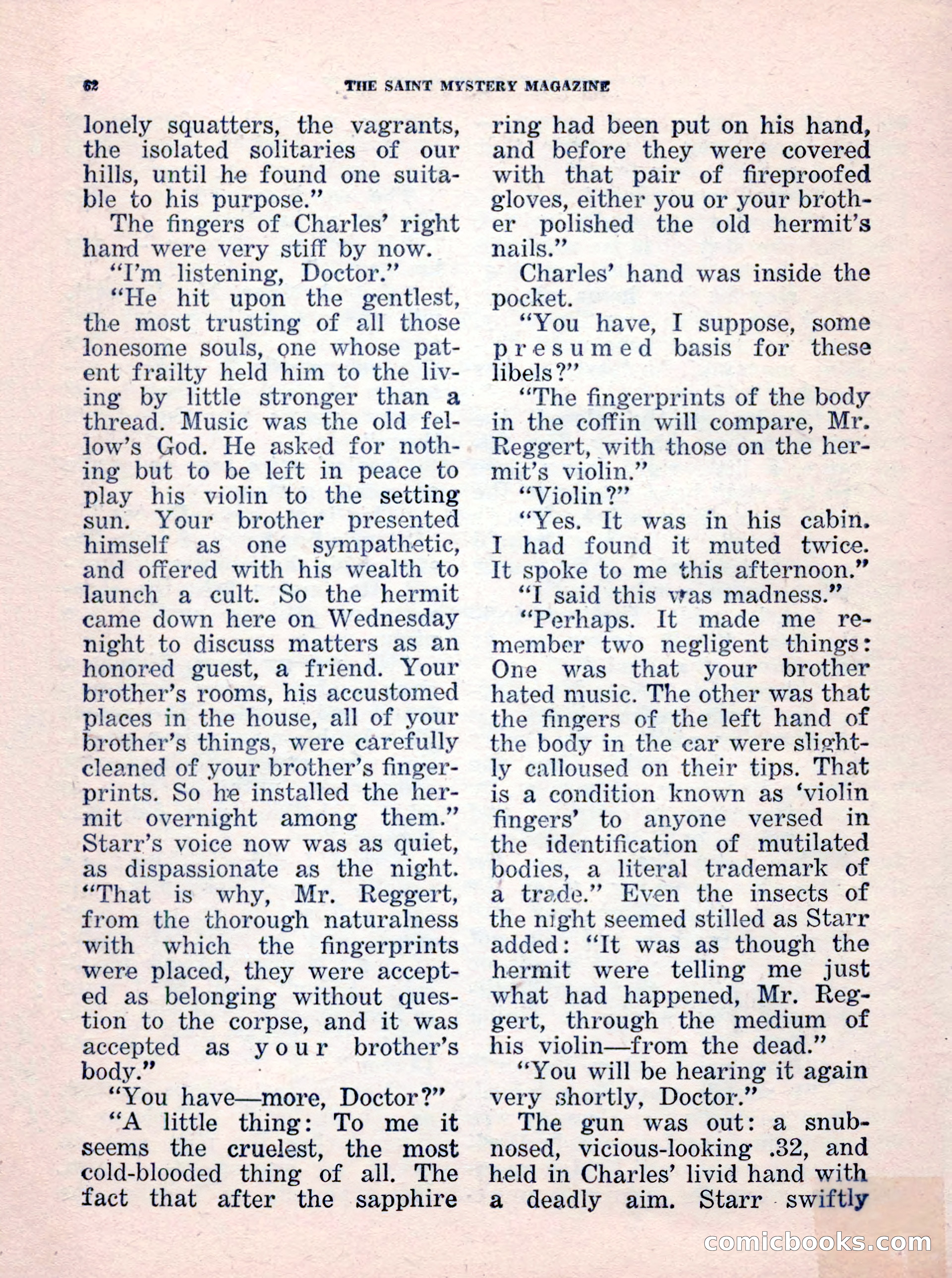 The Saint Mystery Magazine, No. 35 — page 64 of 132