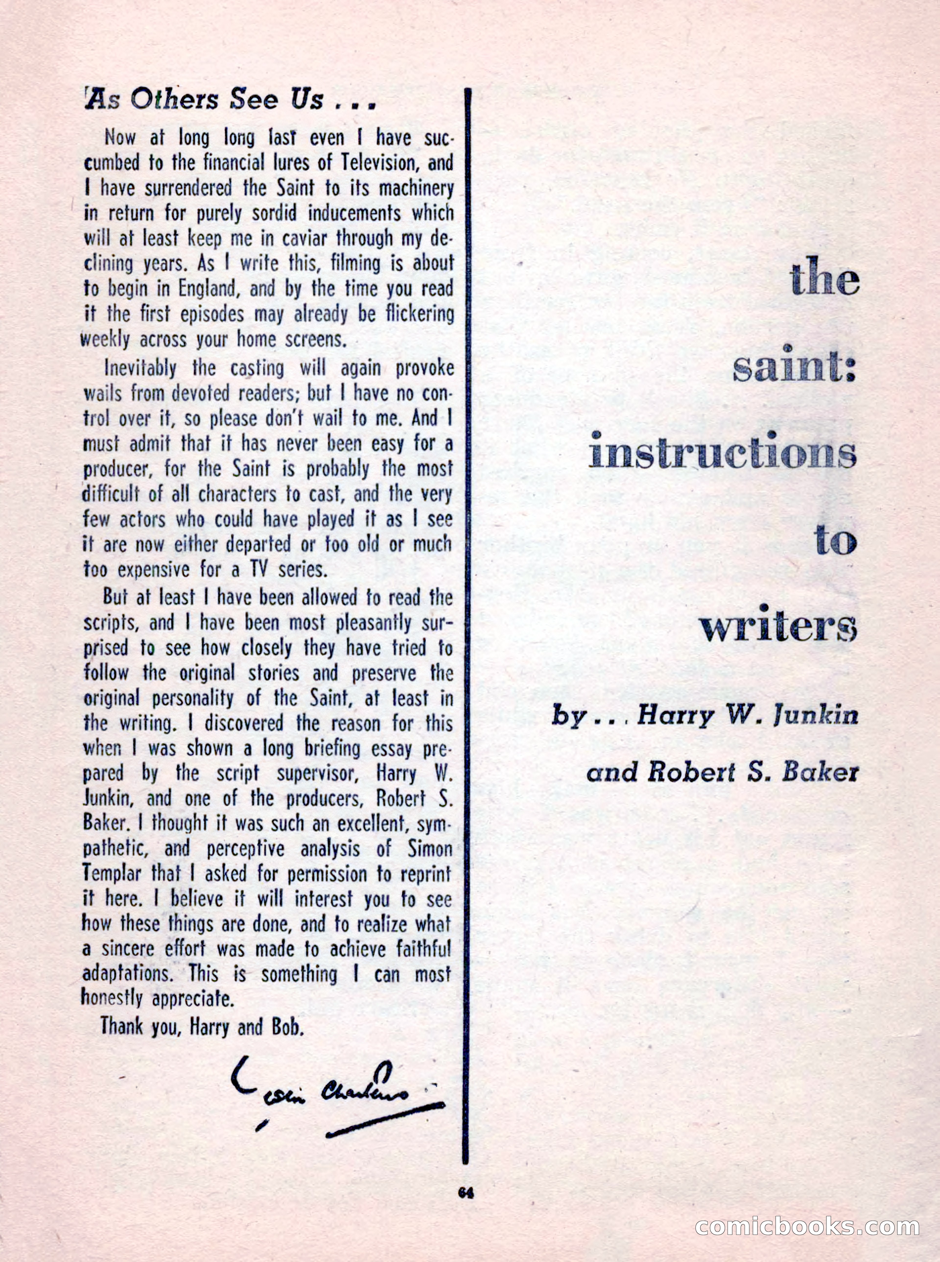 The Saint Mystery Magazine, No. 35 — page 66 of 132
