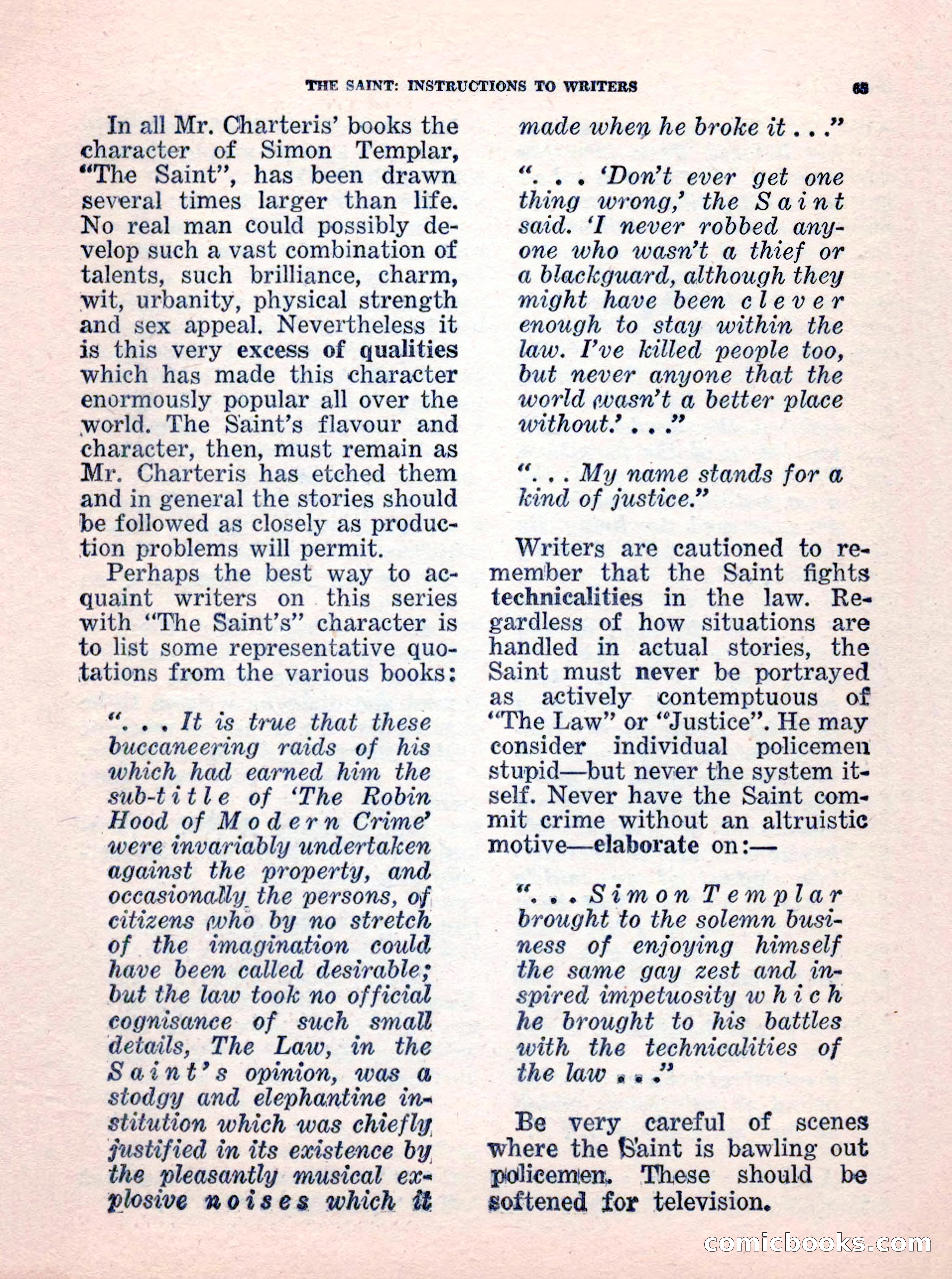 The Saint Mystery Magazine, No. 35 — page 67 of 132