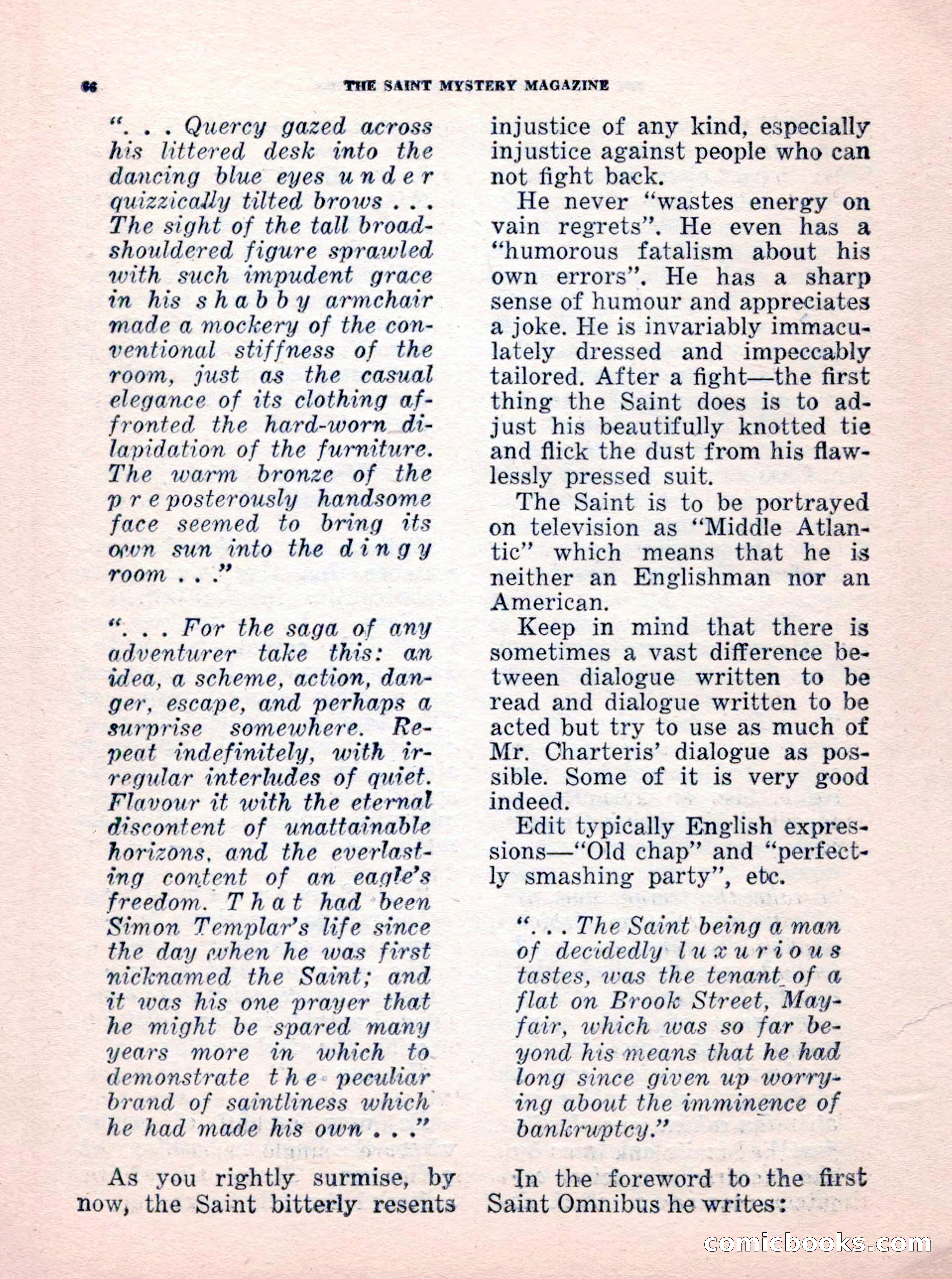The Saint Mystery Magazine, No. 35 — page 68 of 132