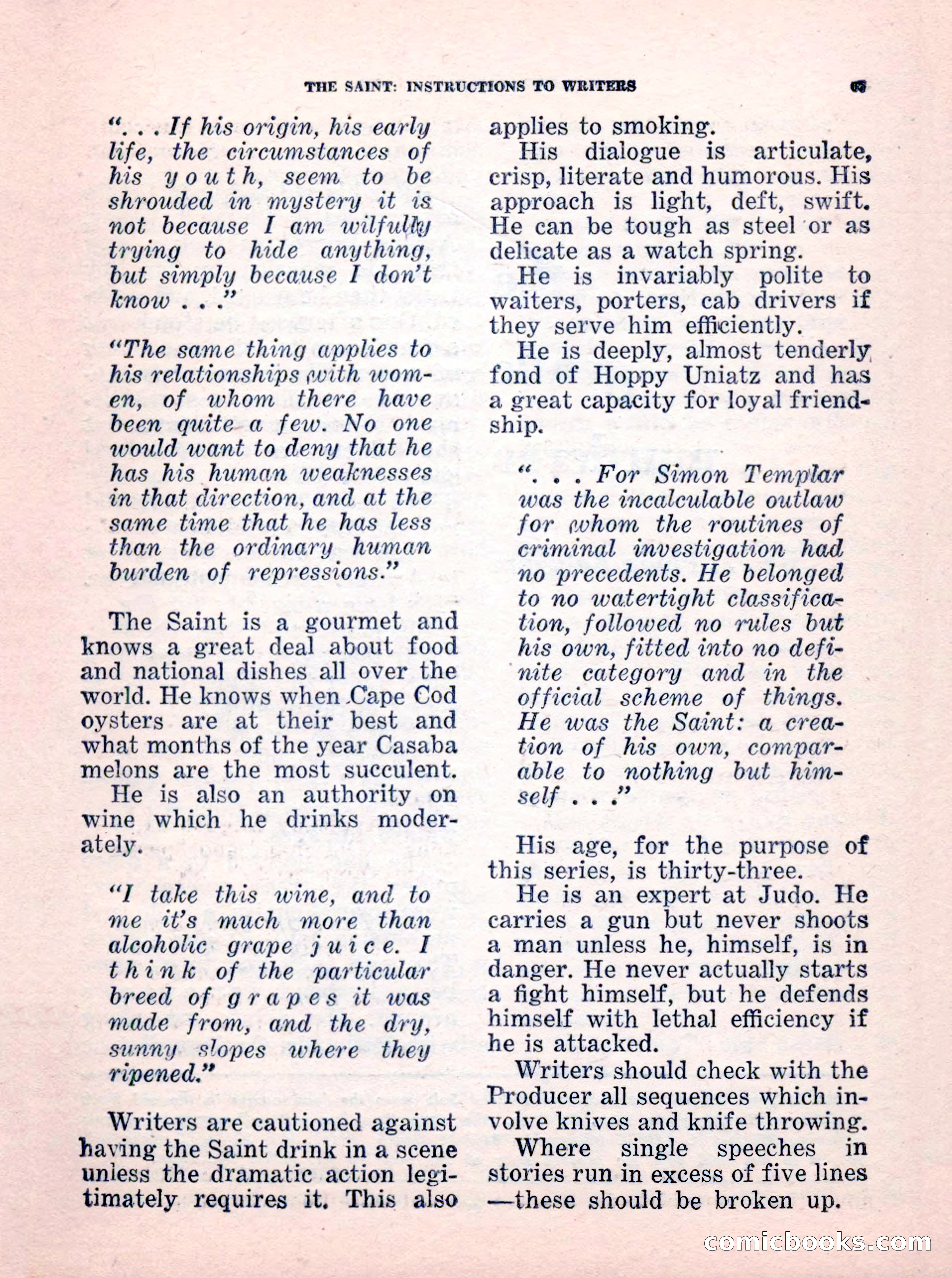 The Saint Mystery Magazine, No. 35 — page 69 of 132