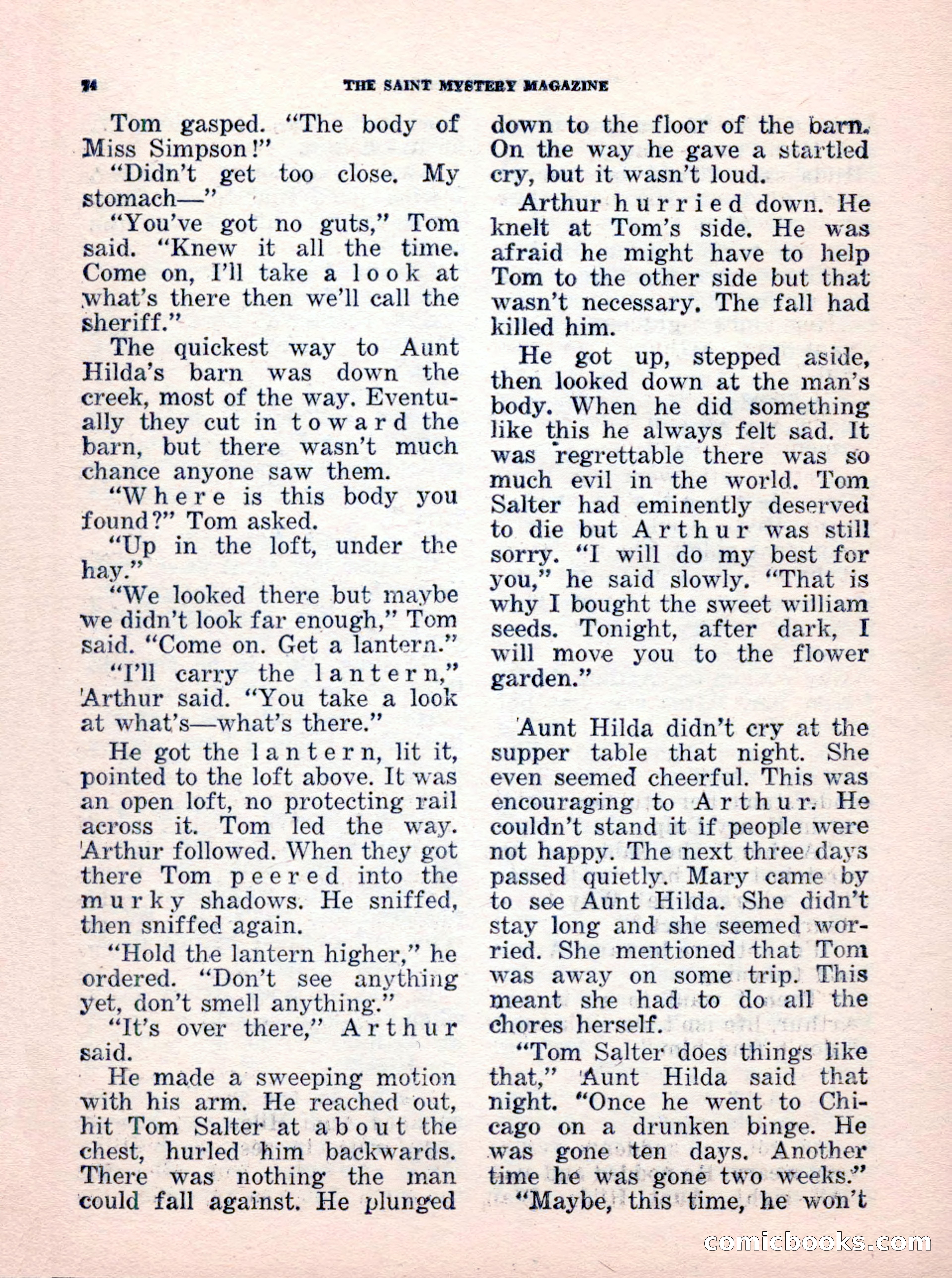 The Saint Mystery Magazine, No. 35 — page 76 of 132