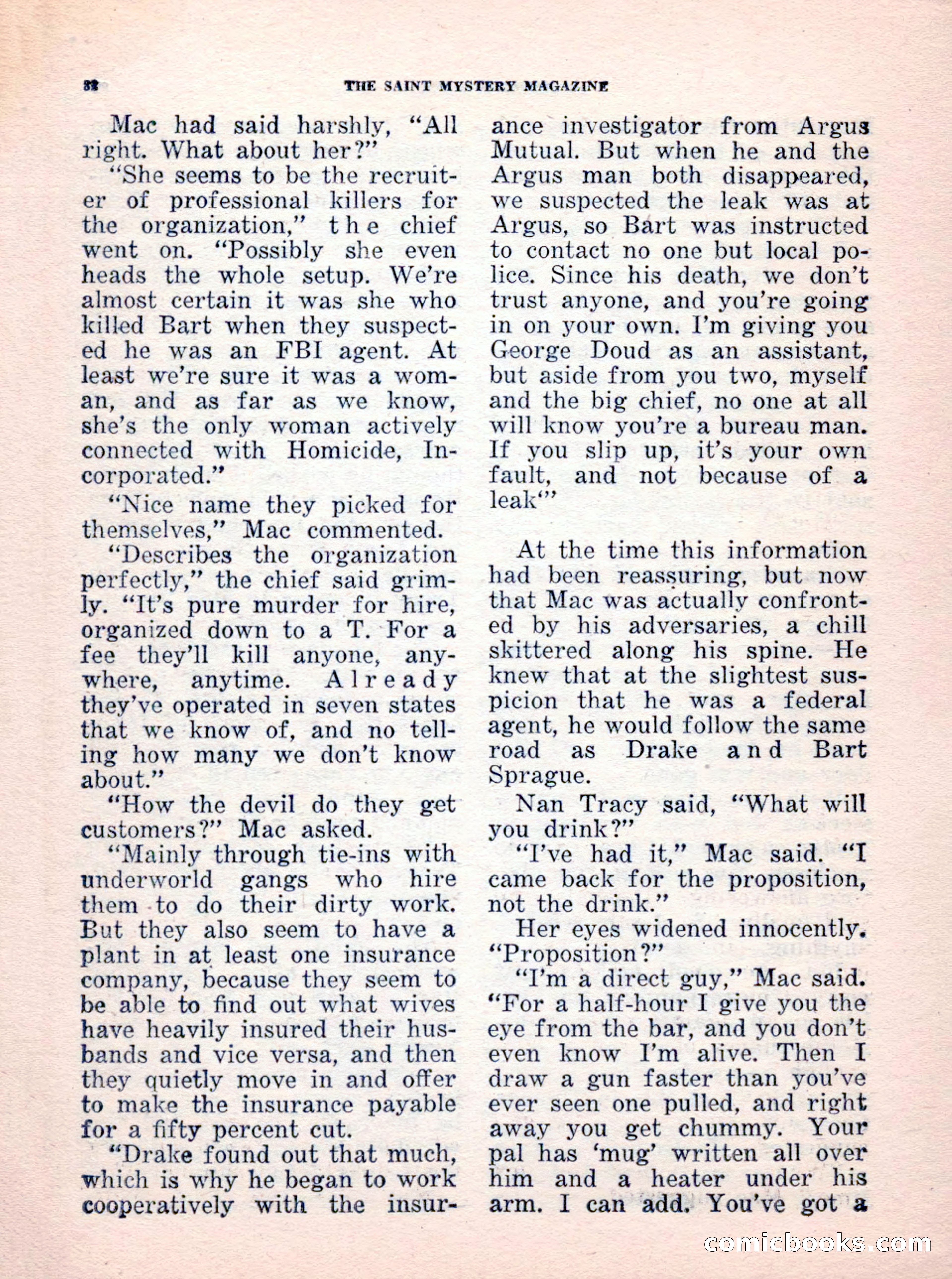 The Saint Mystery Magazine, No. 35 — page 84 of 132