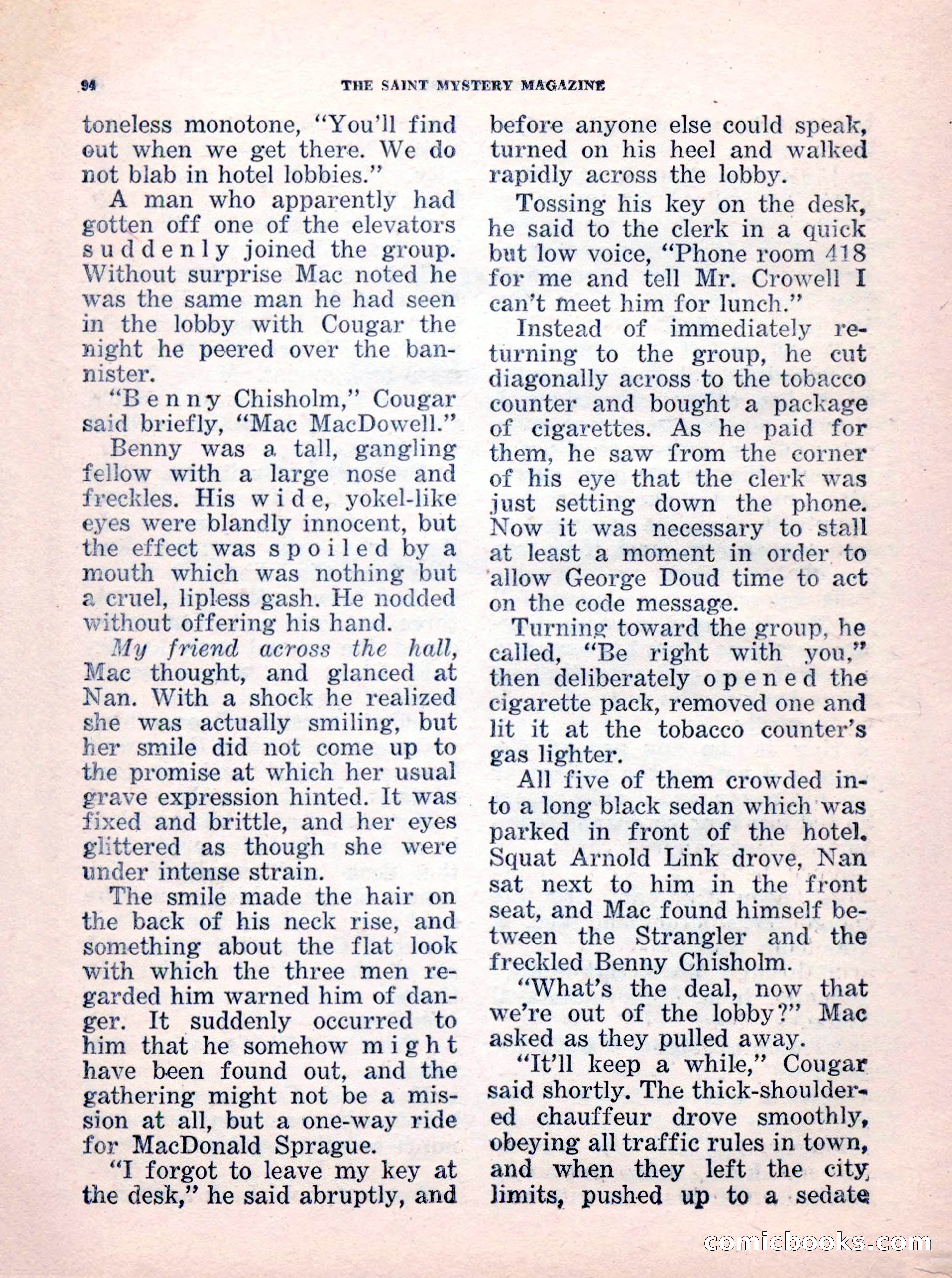 The Saint Mystery Magazine, No. 35 — page 96 of 132