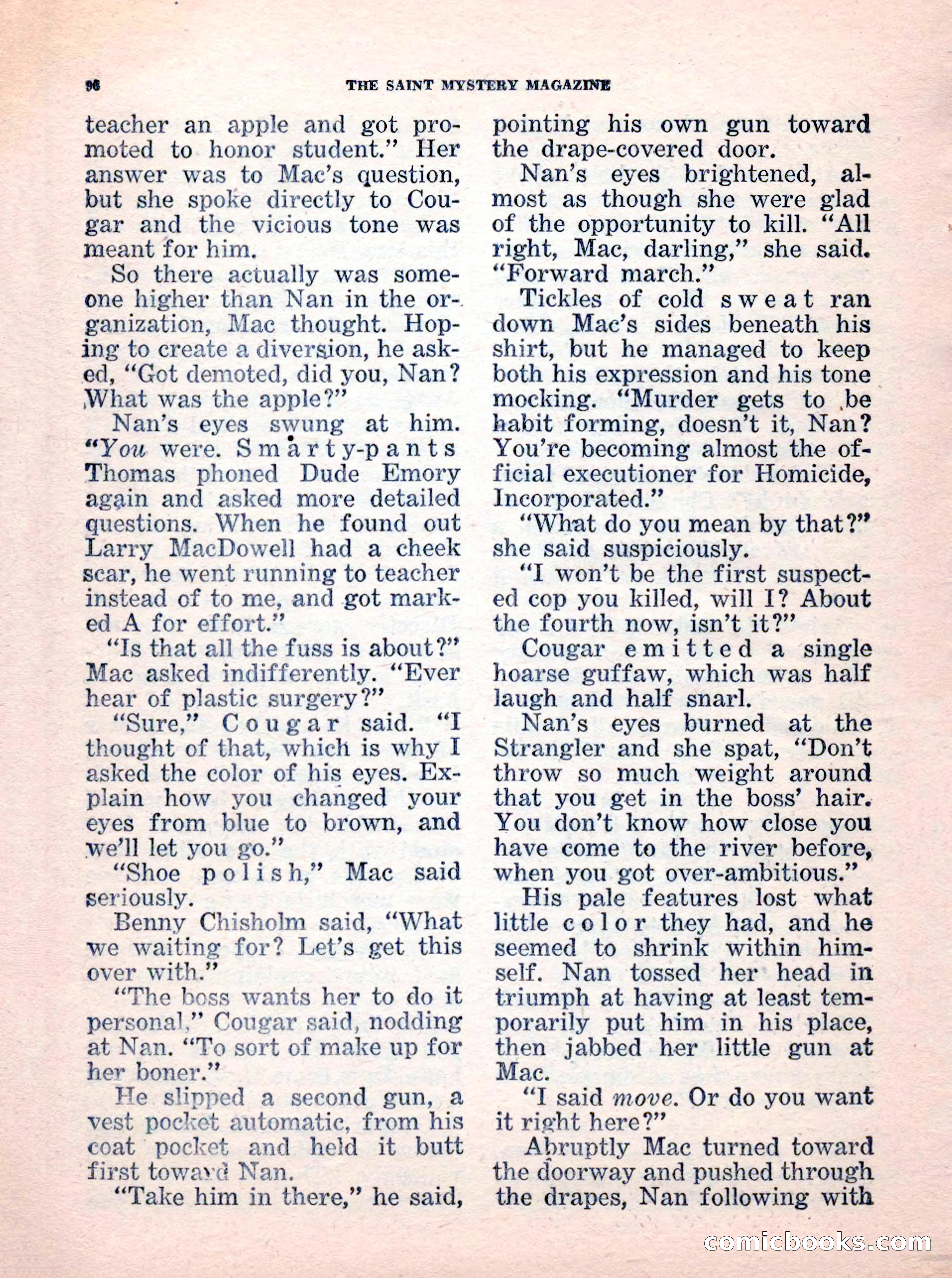 The Saint Mystery Magazine, No. 35 — page 98 of 132