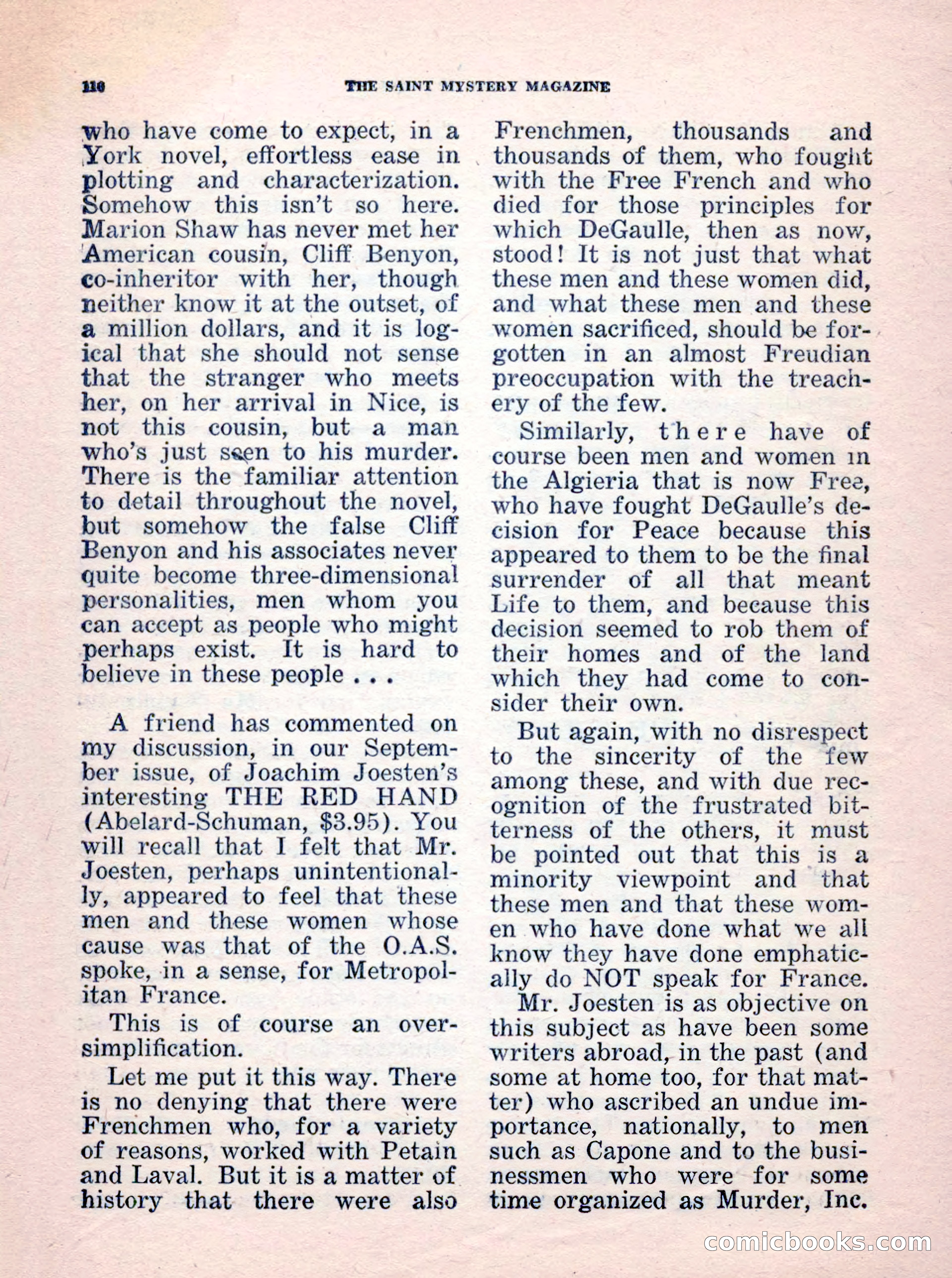 The Saint Mystery Magazine, No. 35 — page 112 of 132
