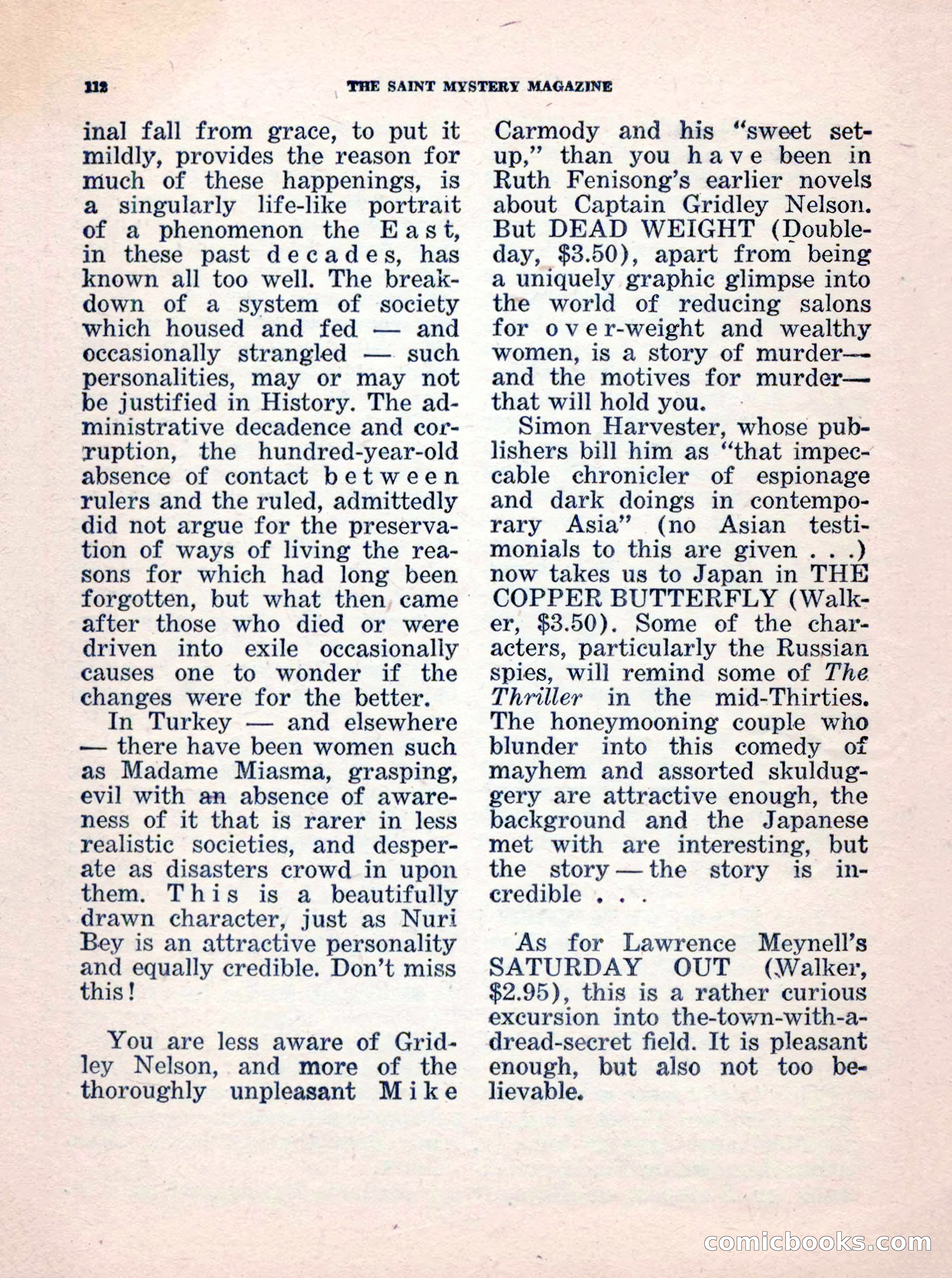The Saint Mystery Magazine, No. 35 — page 114 of 132