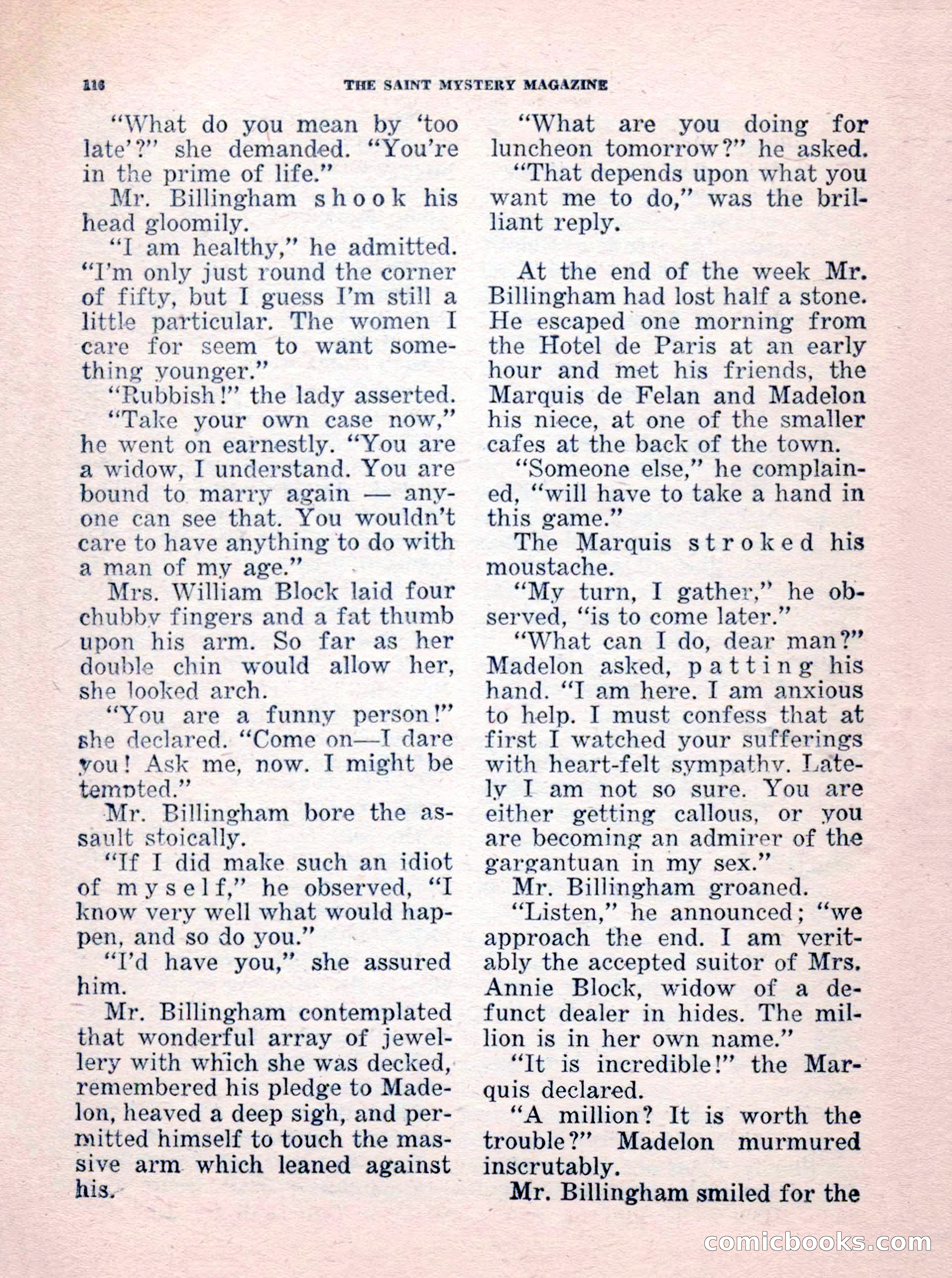The Saint Mystery Magazine, No. 35 — page 118 of 132
