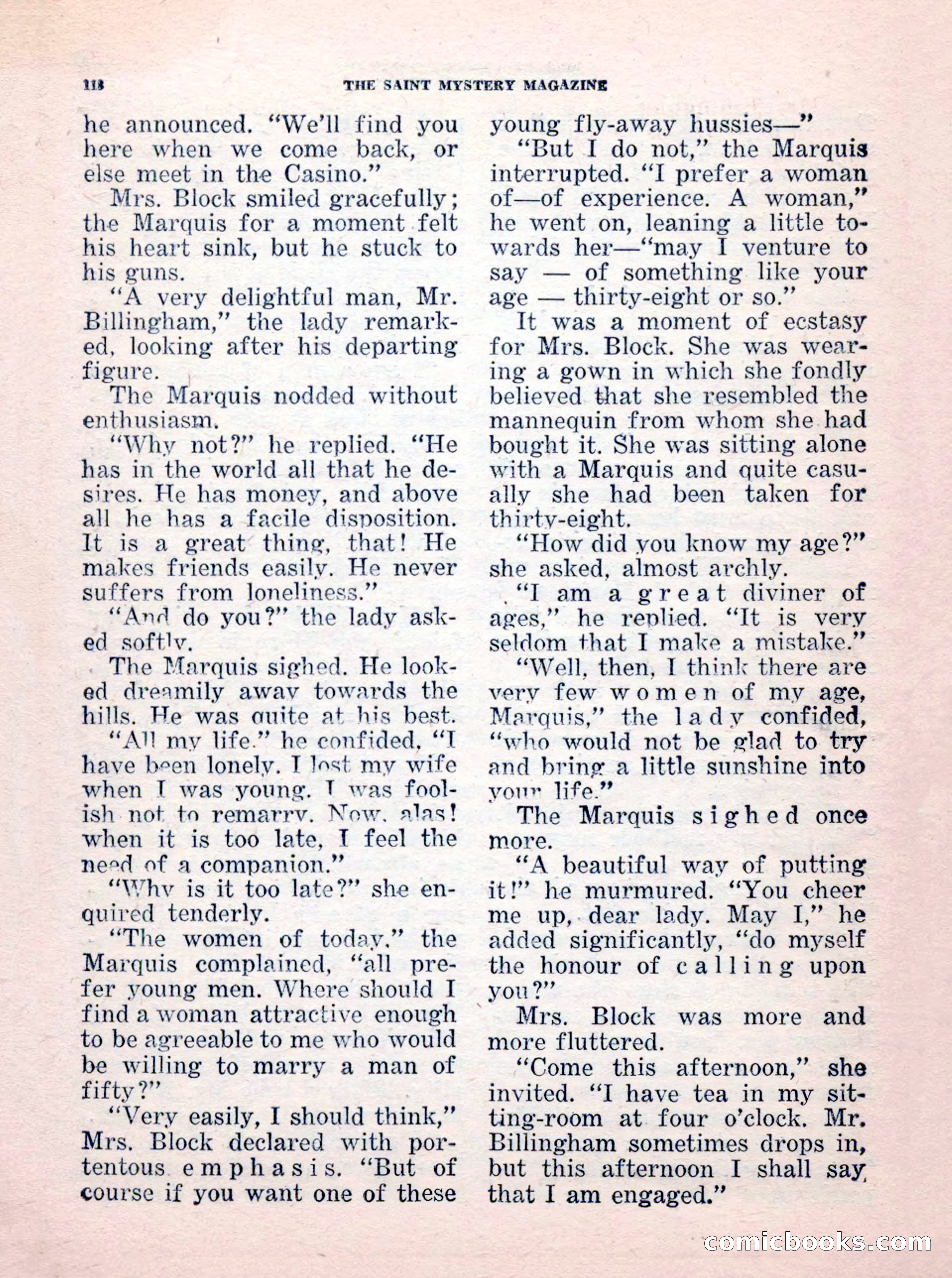 The Saint Mystery Magazine, No. 35 — page 120 of 132