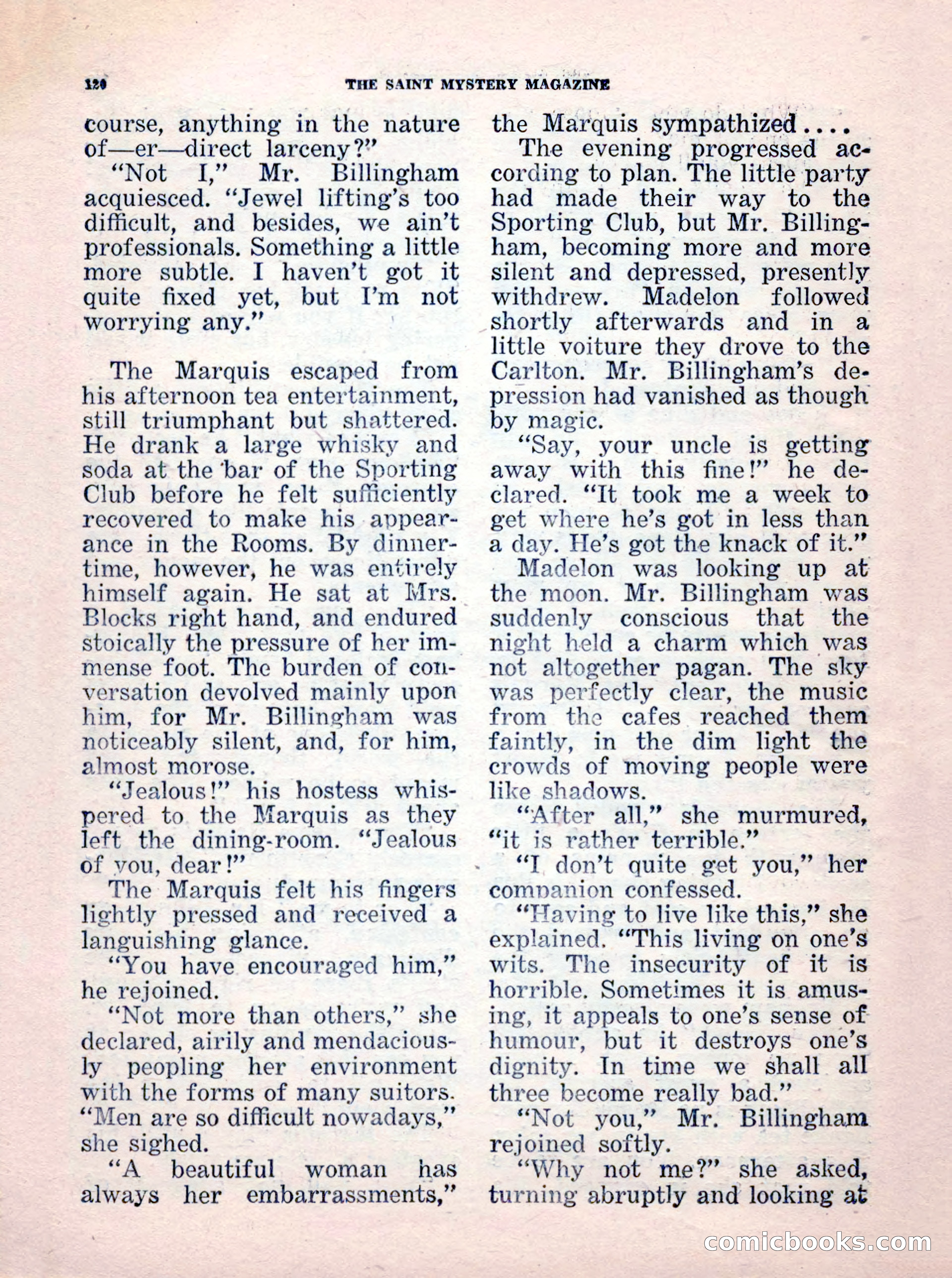 The Saint Mystery Magazine, No. 35 — page 122 of 132